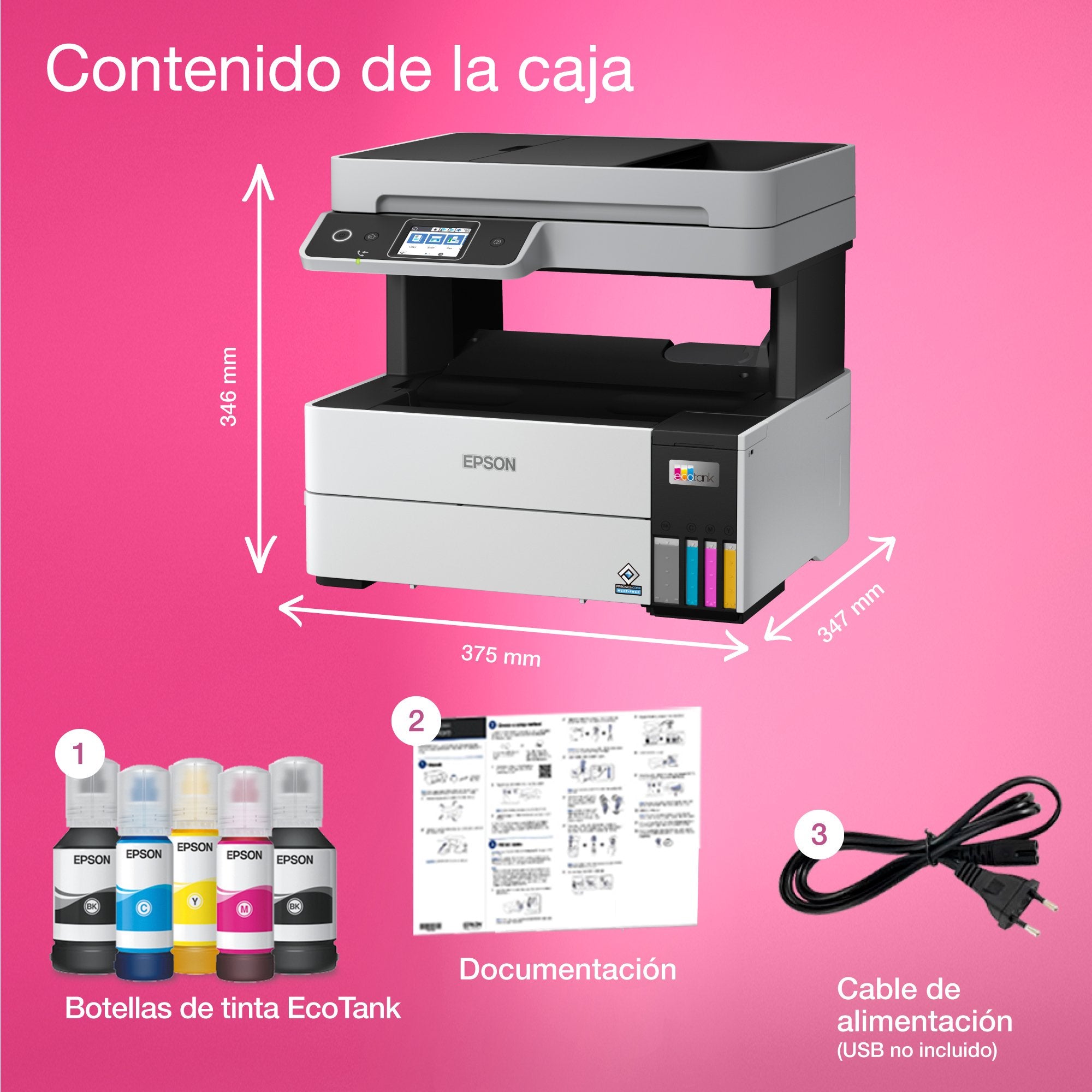 EAN 8715946725857 - Epson EcoTank ET-5185 Inyección de tinta A4 4800 x 1200 DPI 37 ppm Wifi imagen 5