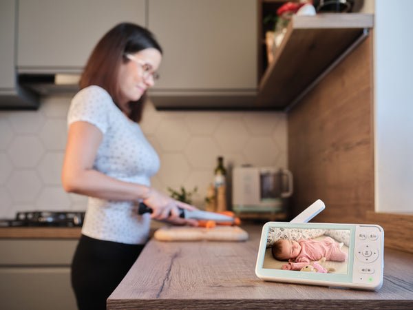 Eta Eta530690000 Mimi Baby Monitor, Flexible Camera, White Green