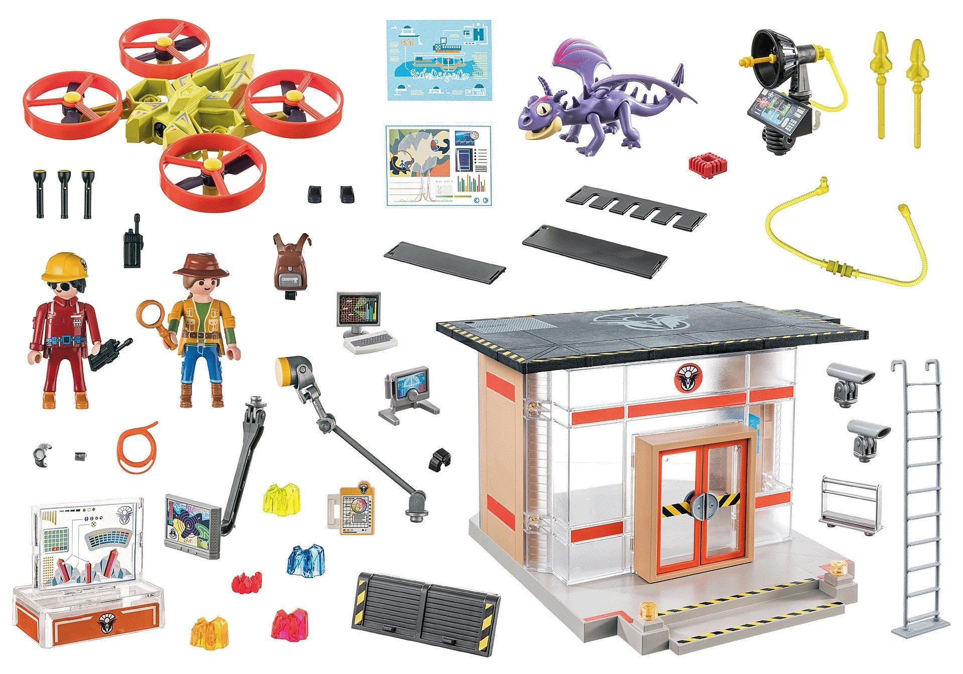 Playmobil 71084 Dragons: The Nine Realms - Icaris Lab, Konmruktionsspielzeug 71084
