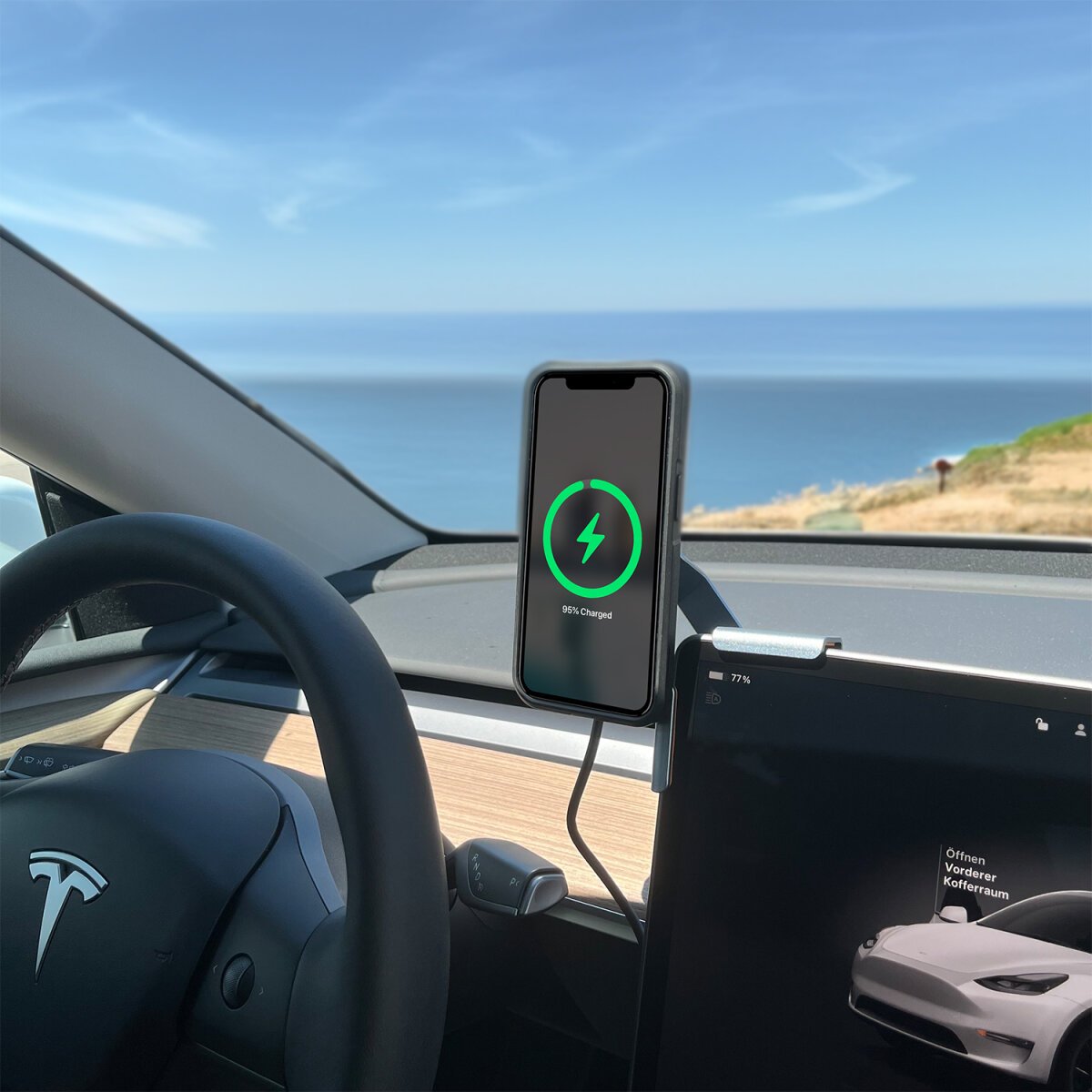 EAN 4252011908875 - 4smarts 541114 soporte Soporte activo para teléfono móvil Wireless charger Negro, Gris imagen 4