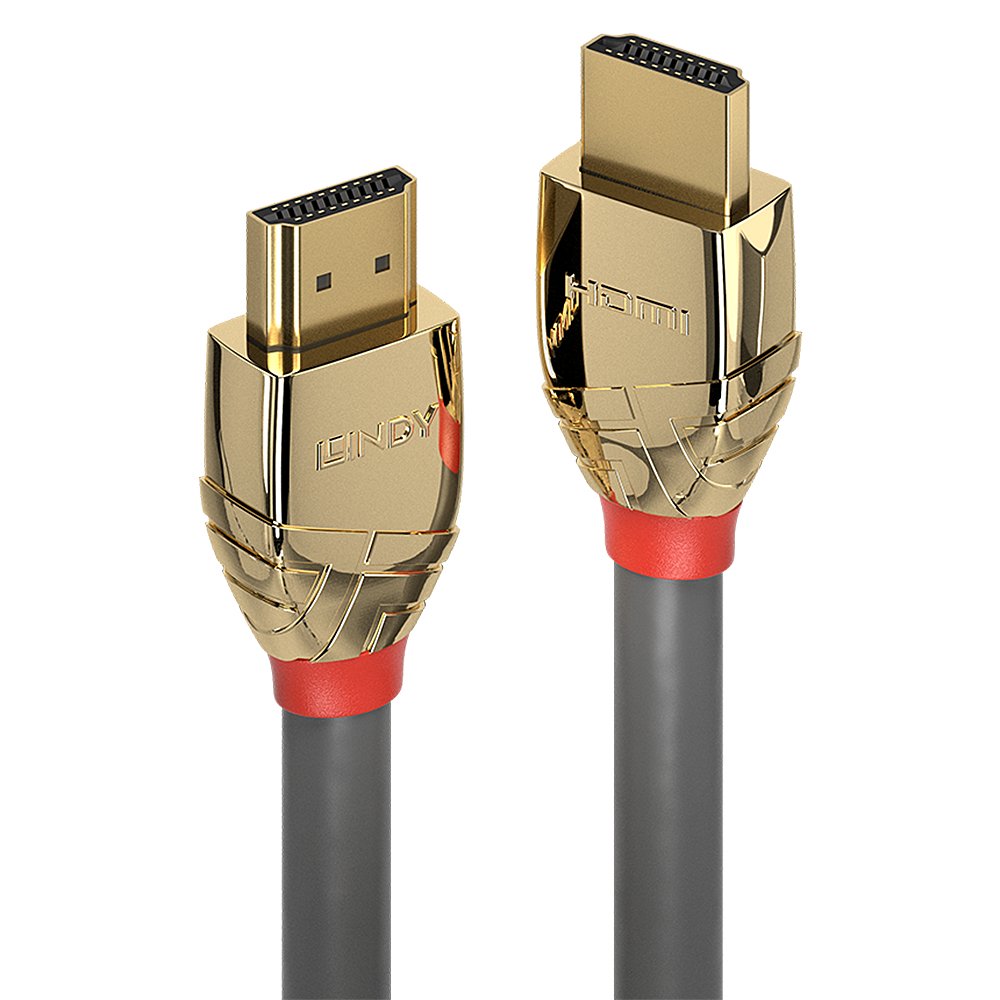 Lindy 37864 Cable Hdmi 5 M Hdmi Tipo A (Estándar) Oro, Gris
