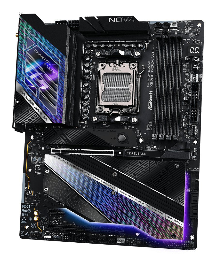 EAN 4710483949654 - Asrock MK X870E NOVA WIFI AMD X870E Zócalo AM5 ATX imagen 5