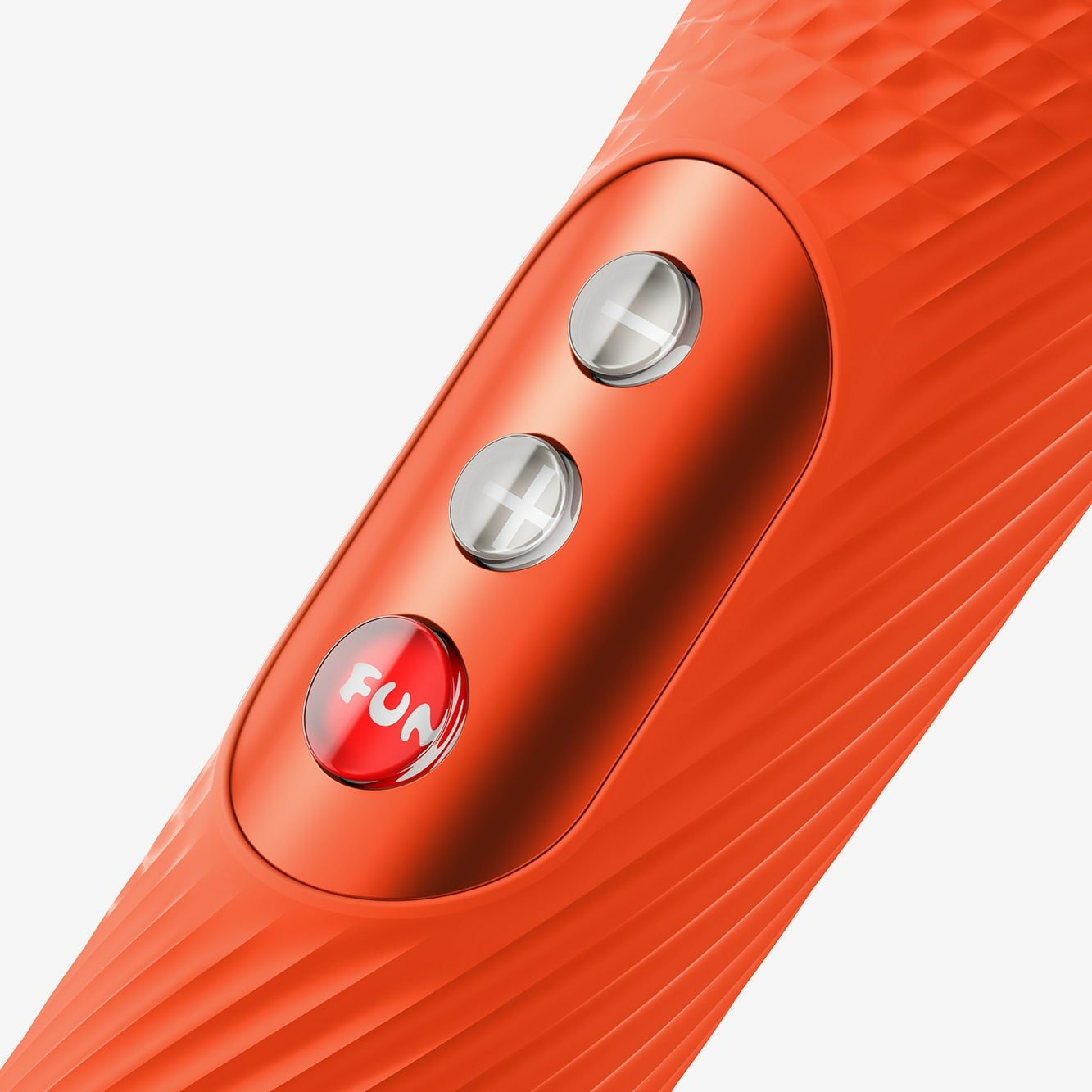 Fun Factory - Vim Wand Rumble Vibrador Recargable Silicona Naranja