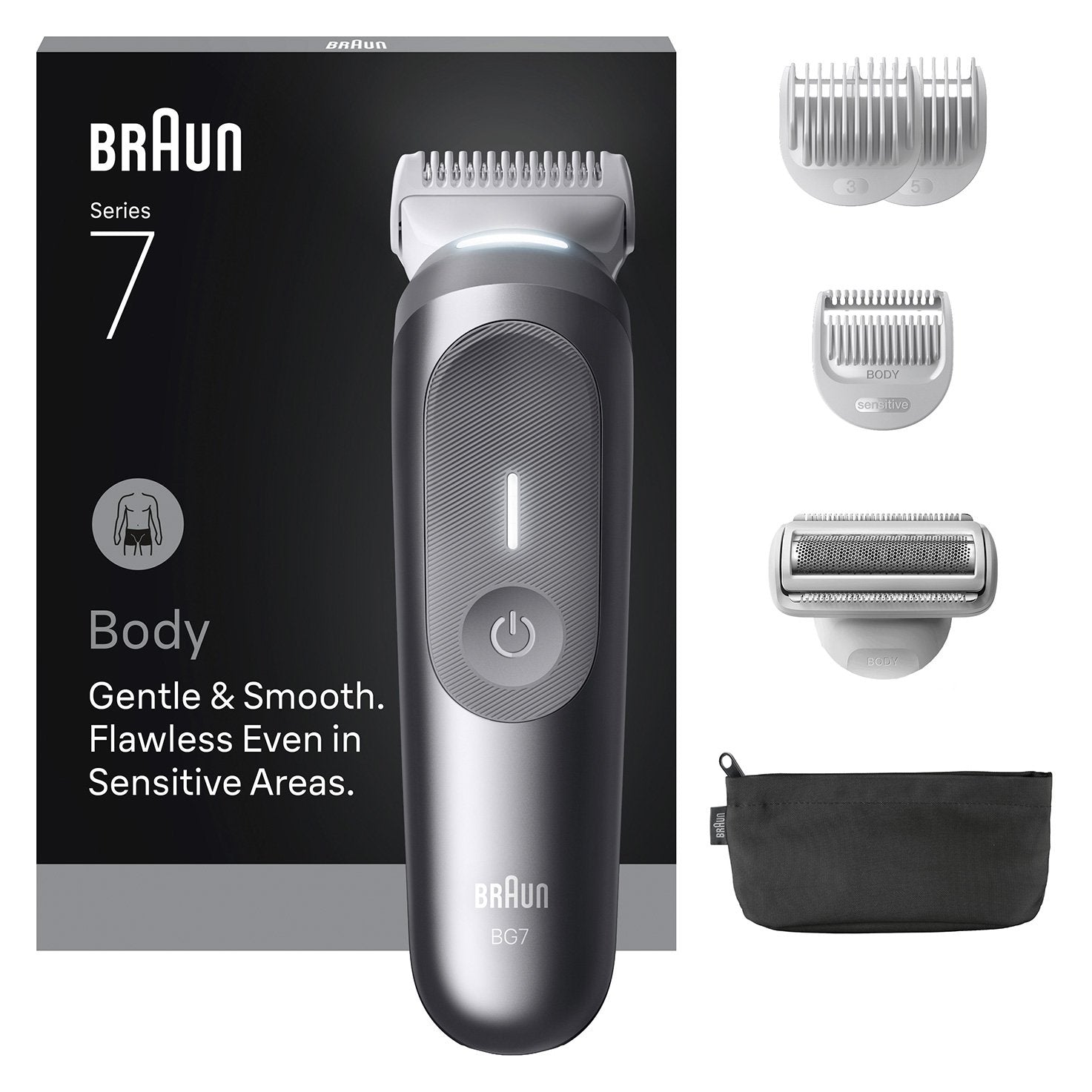 EAN 7500435244732 - Braun Series 7 BG7550 afeitadora corporal Gris imagen 3