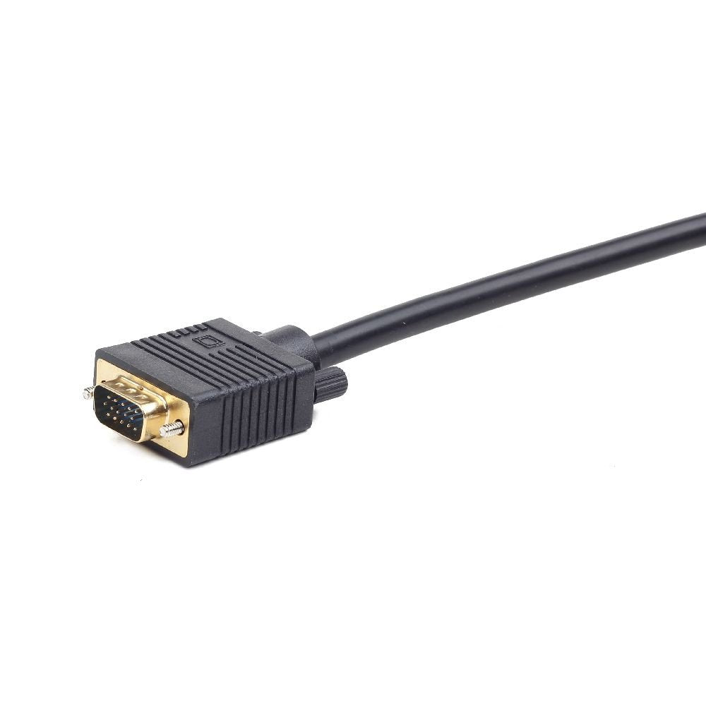 Gembird Cable Vga Alargo Duplicador (D-Sub) Negro 0.20m
