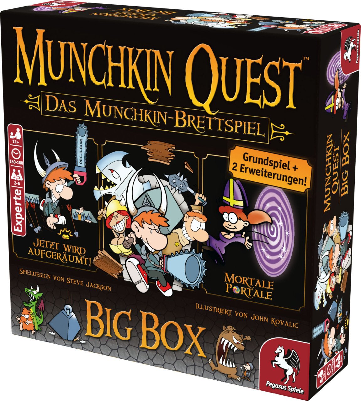 EAN 4250231714092 - Pegasus Munchkin Quest 180 min Juego de mesa imagen 2