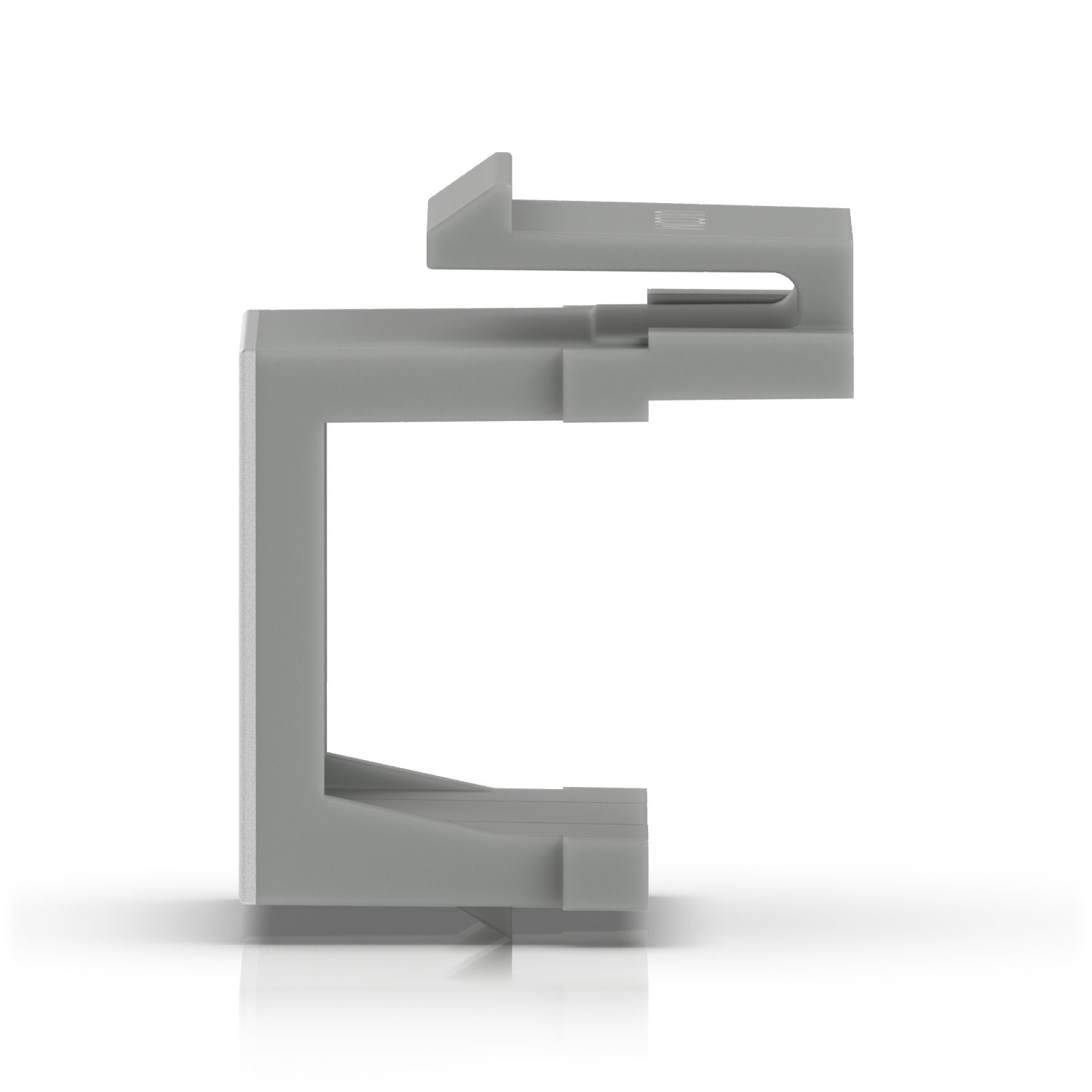 Inserto Ciego De Keystone Ubiquiti Con Pasaje, Paquete De 12, Gris Cubierta, Para Un Panel De Parche Keystone En Blanco De 24 Puertos Uacc-Keystone-Blank-Insert-Th