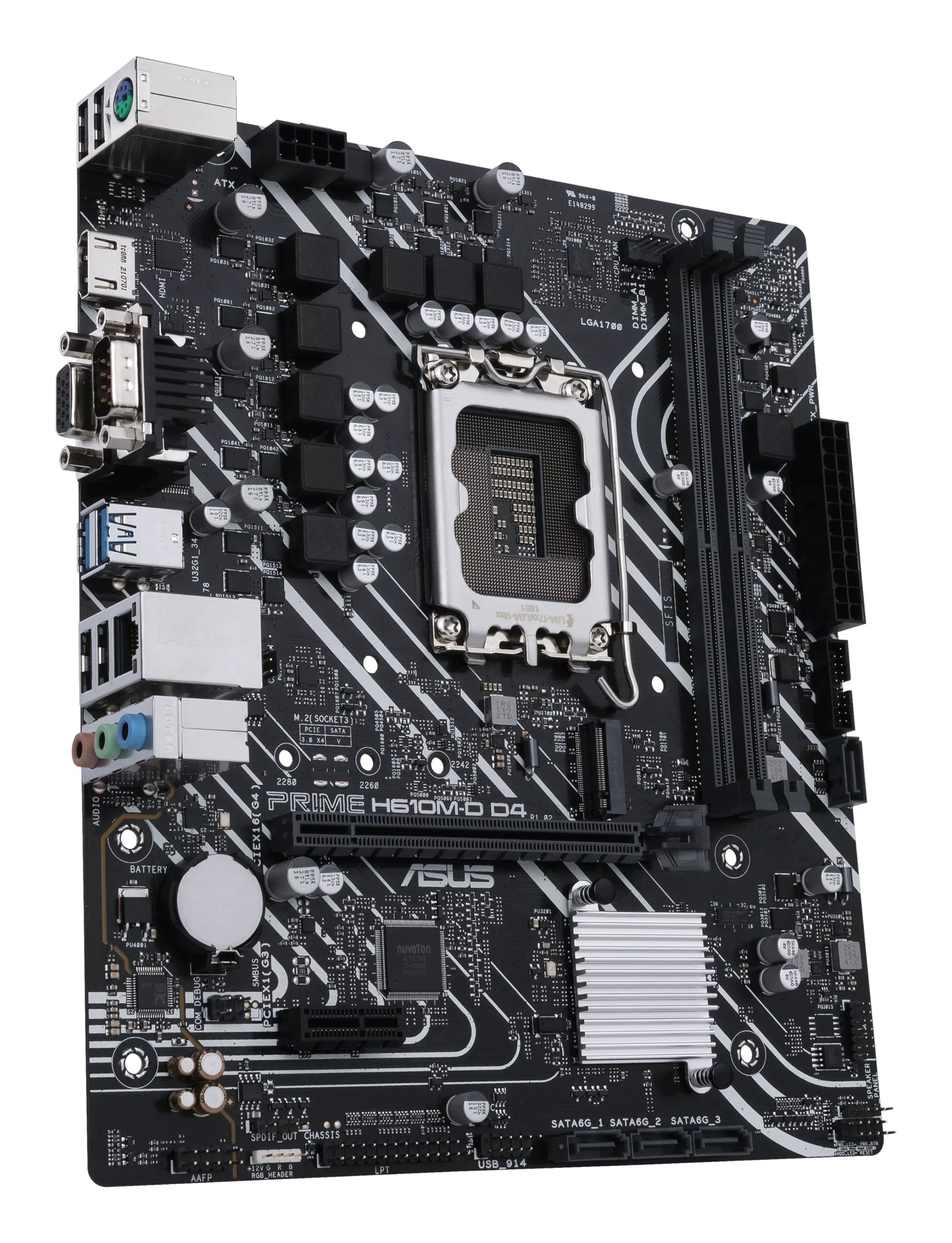 Placa Base Asus Prime H610m-D D4 Socket 1700 Micro Atx
