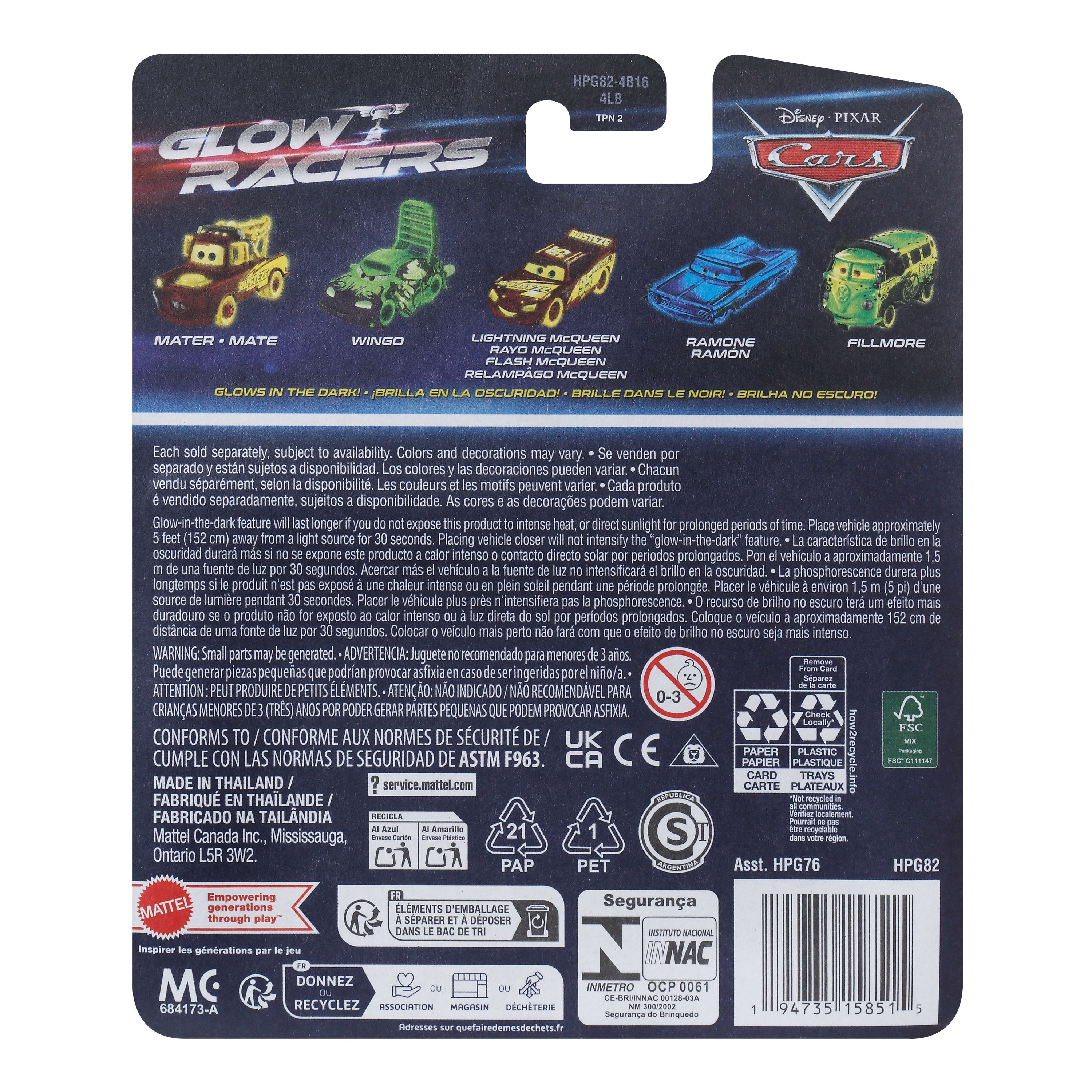 EAN 0194735158515 - Disney Pixar Cars HPG82 vehículo de juguete imagen 5
