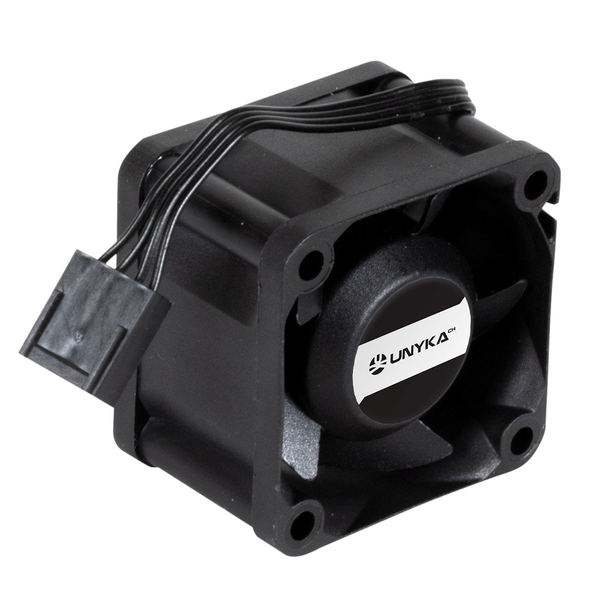 Unykach Ventilador Server 4025mm Doble Bola 4pin Pwm