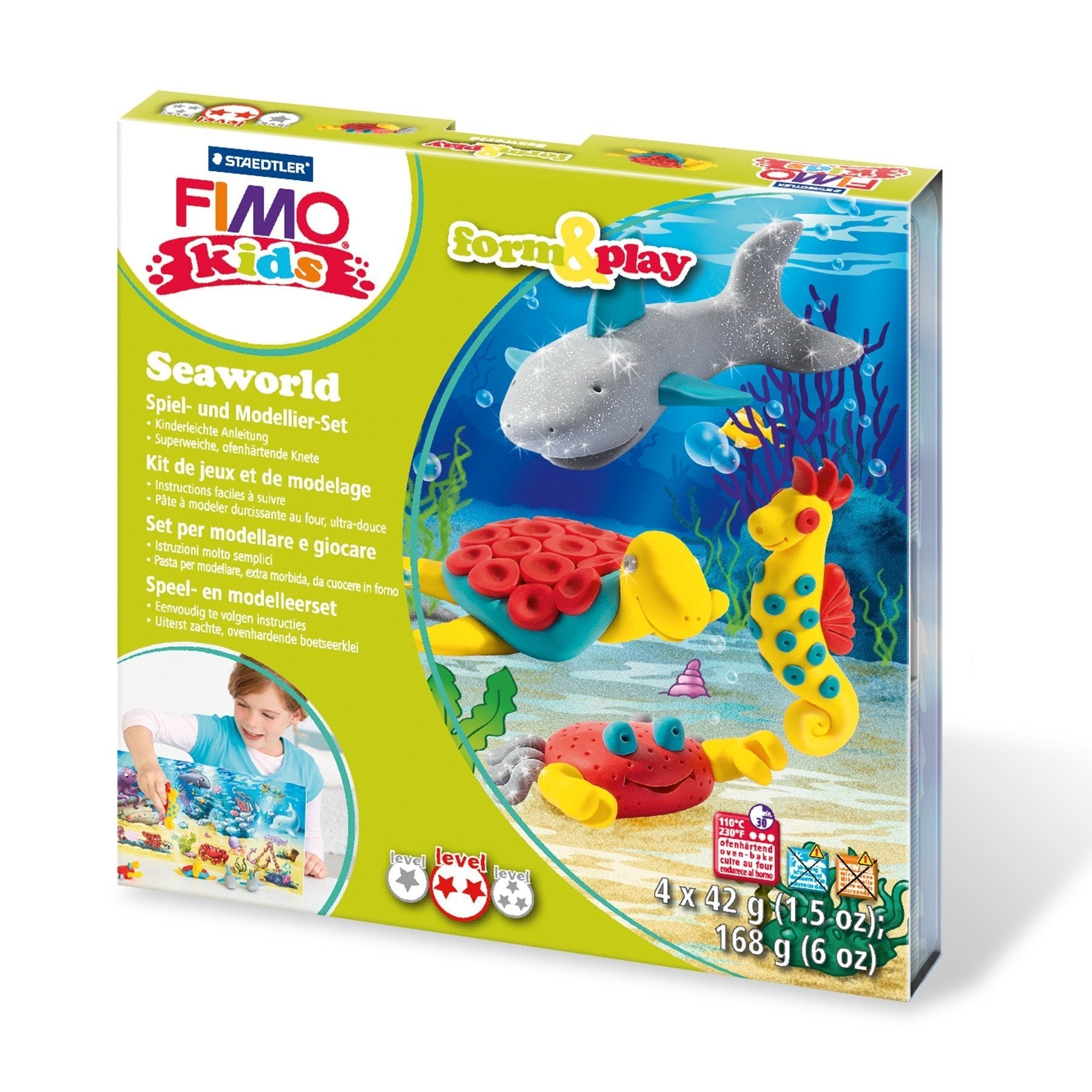 Fimo Set Mod.Masse Fimo Kids F&P Seaworld