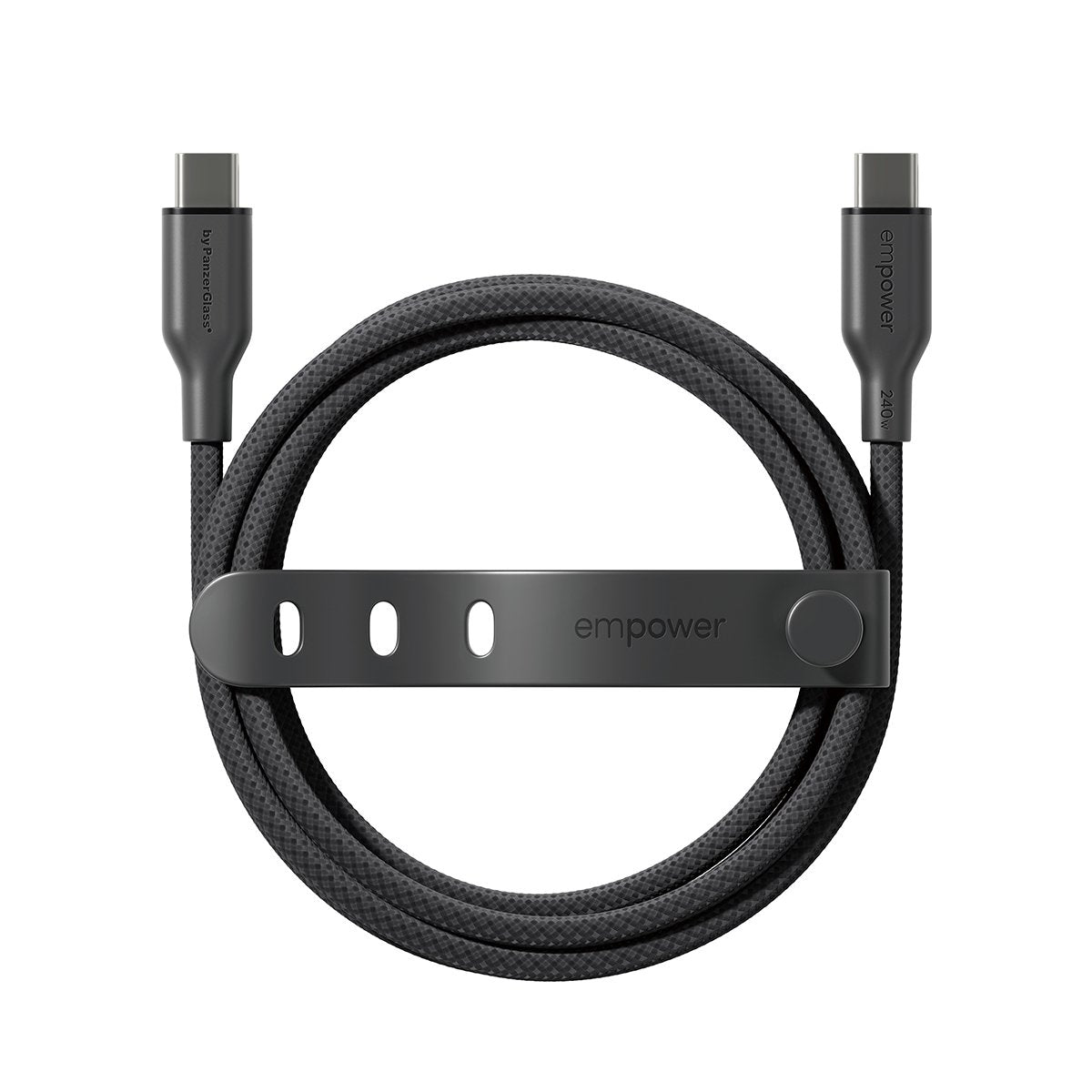 EAN 5715685027659 - PanzerGlass empower™ by ® Racing 240W USB-C to USB-C Cable | USB 2.0 | 1.2M | Space Black cable USB Negro imagen 4