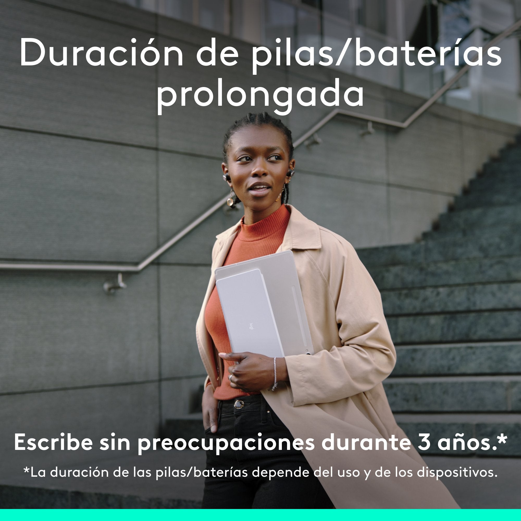 EAN 5099206126152 - Logitech 920-013011 teclado para móvil Español Bluetooth Gris, Blanco imagen 16