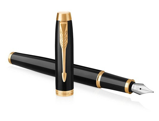 Parker Im Pluma Estilográfica Negro, Oro Sistema De Carga Por Cartucho 1 Pieza(S)