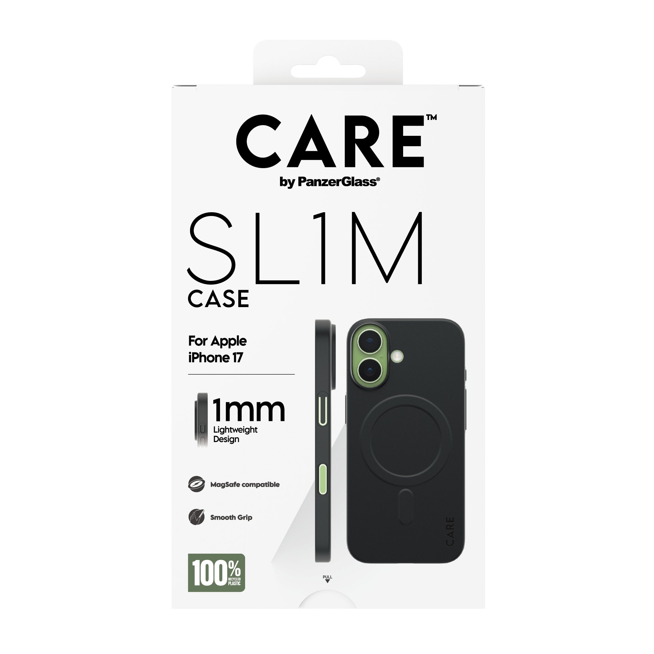 Panzerglass Care Sl1m Case Black W. Magsafe Ip 17