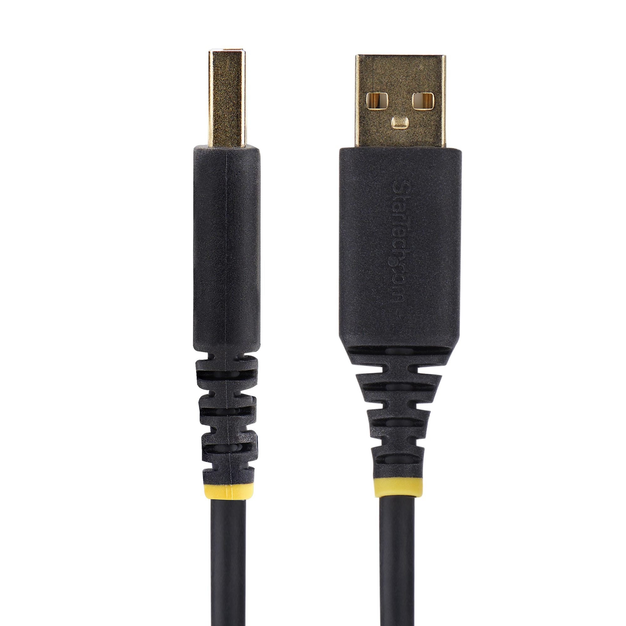 EAN 0065030898300 - StarTech.com 1P1FFC-USB-SERIAL cable de serie Negro 0,3 m USB tipo A DB-9 imagen 2