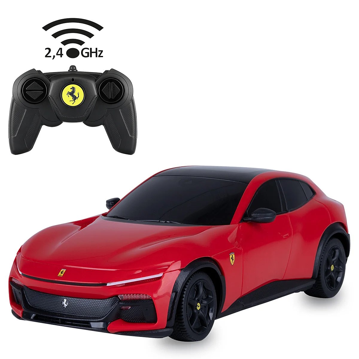 Jamara Ferrari Purosangue 1:24 Rojo2,4ghz