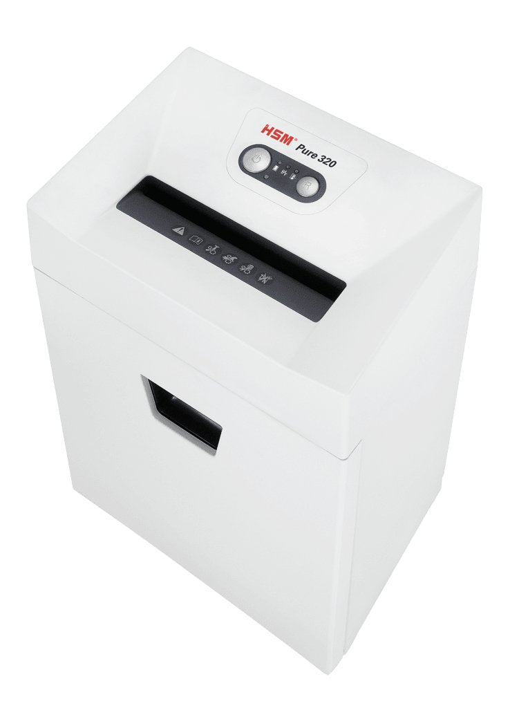 Hsm Pure 320 - Tiras 3,9mm / 12-14 Hojas 80 G / Papelera 25 L