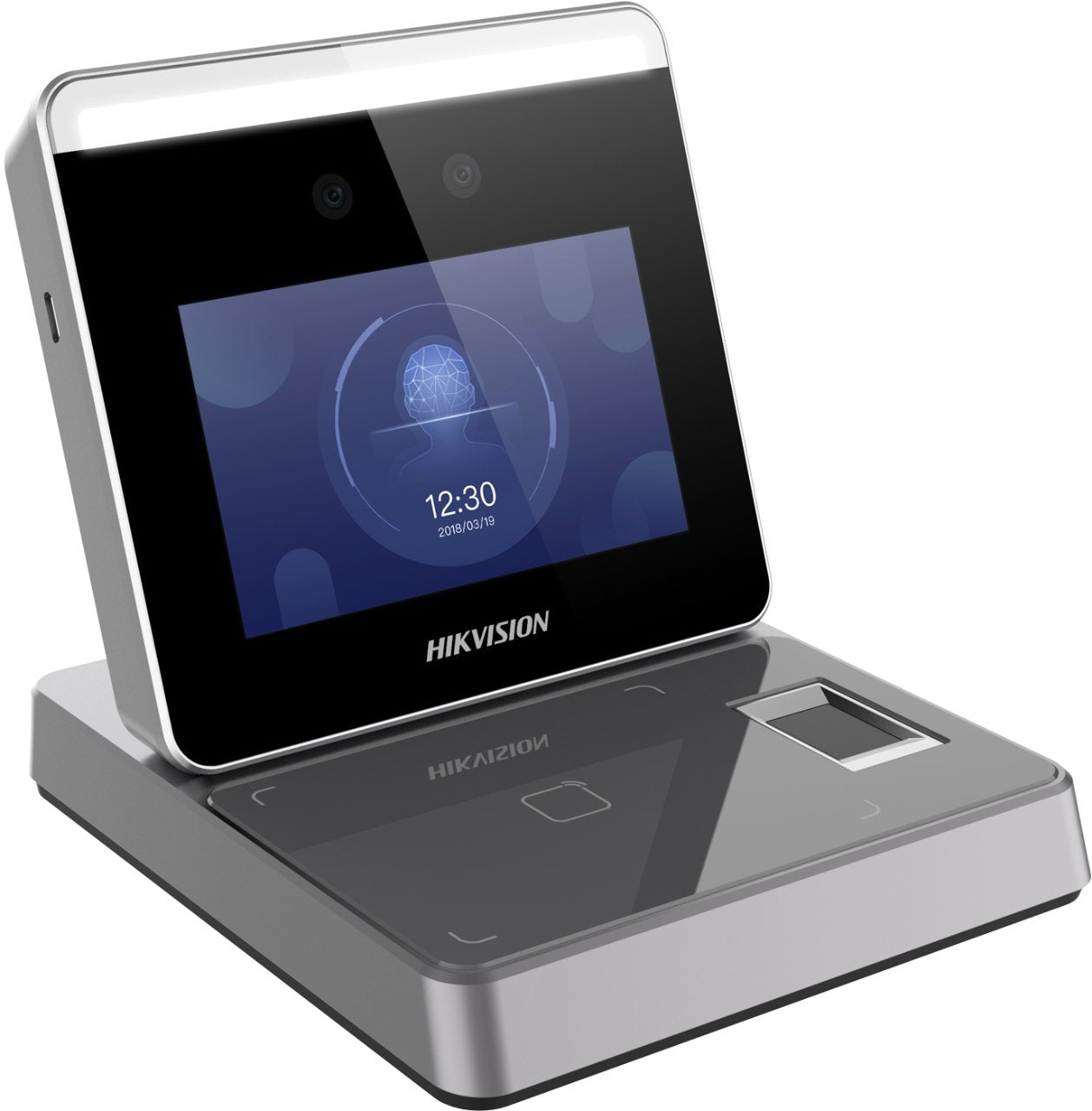Estación Registro Facial Y Tarjetas Pantalla Táctil 3,97" Doble Lente Gran Angular 2mp Hikvision