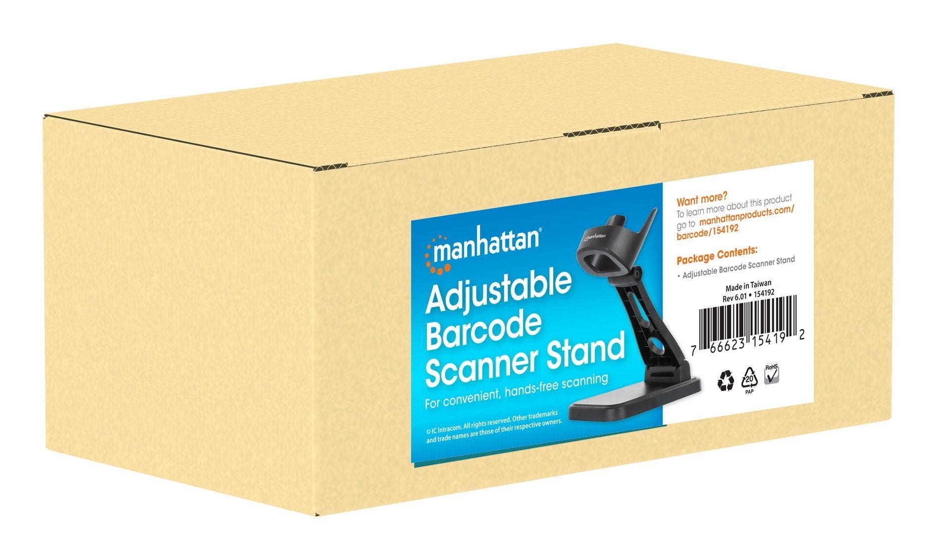 Manhattan Barcodescanner-Halterung