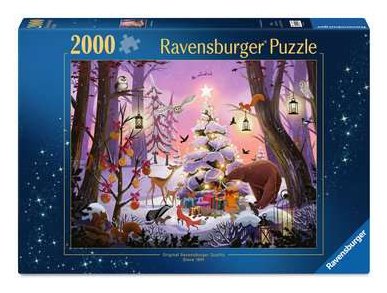 Ravensburger Puzzle - Navidad En El Bosque 2000 Parts 12001417