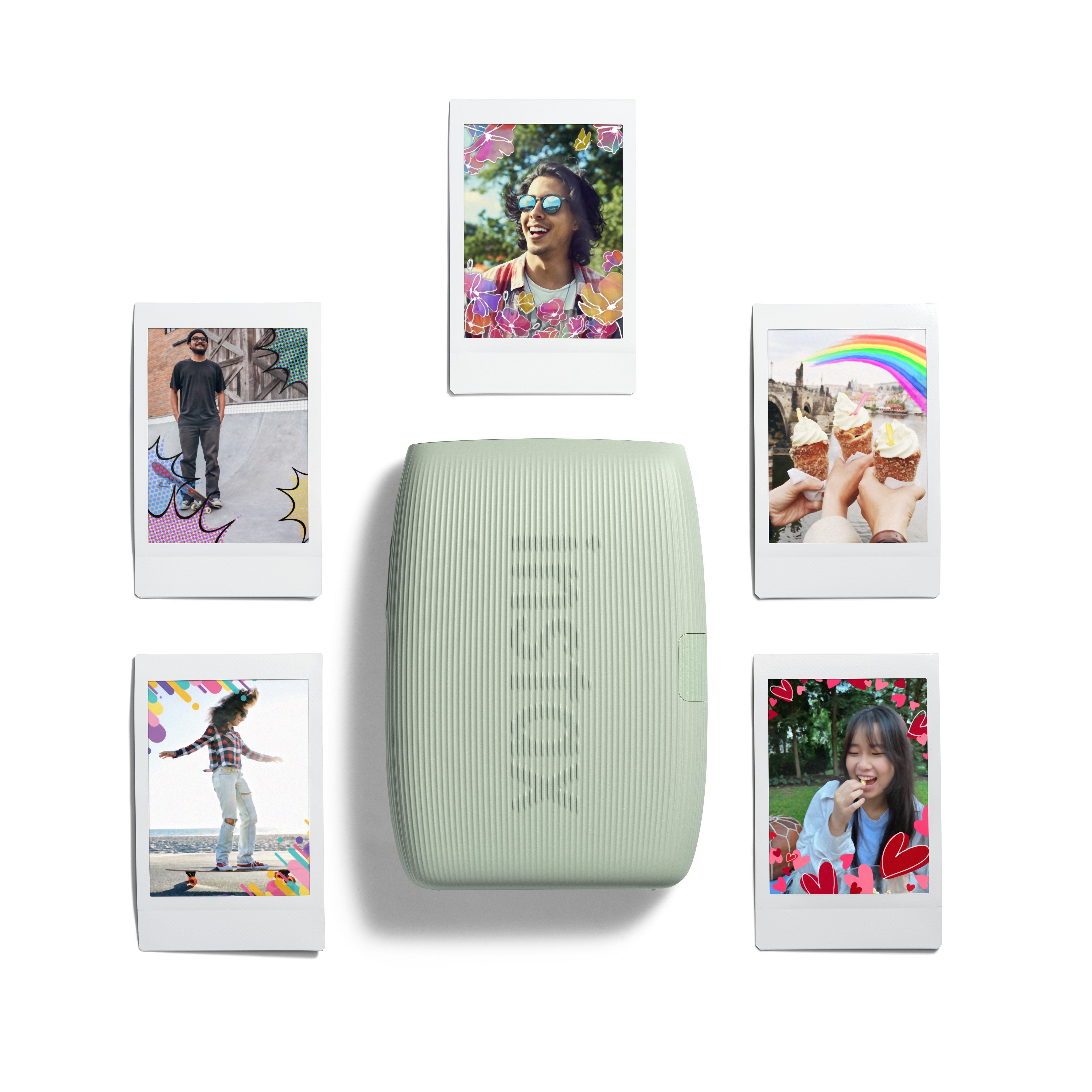 Fujifilm Instax Mini Link 3 Impresora Portatil Instantanea Bluetooth 5.1 - Impresiones En 5,1x7,6cm - Verde