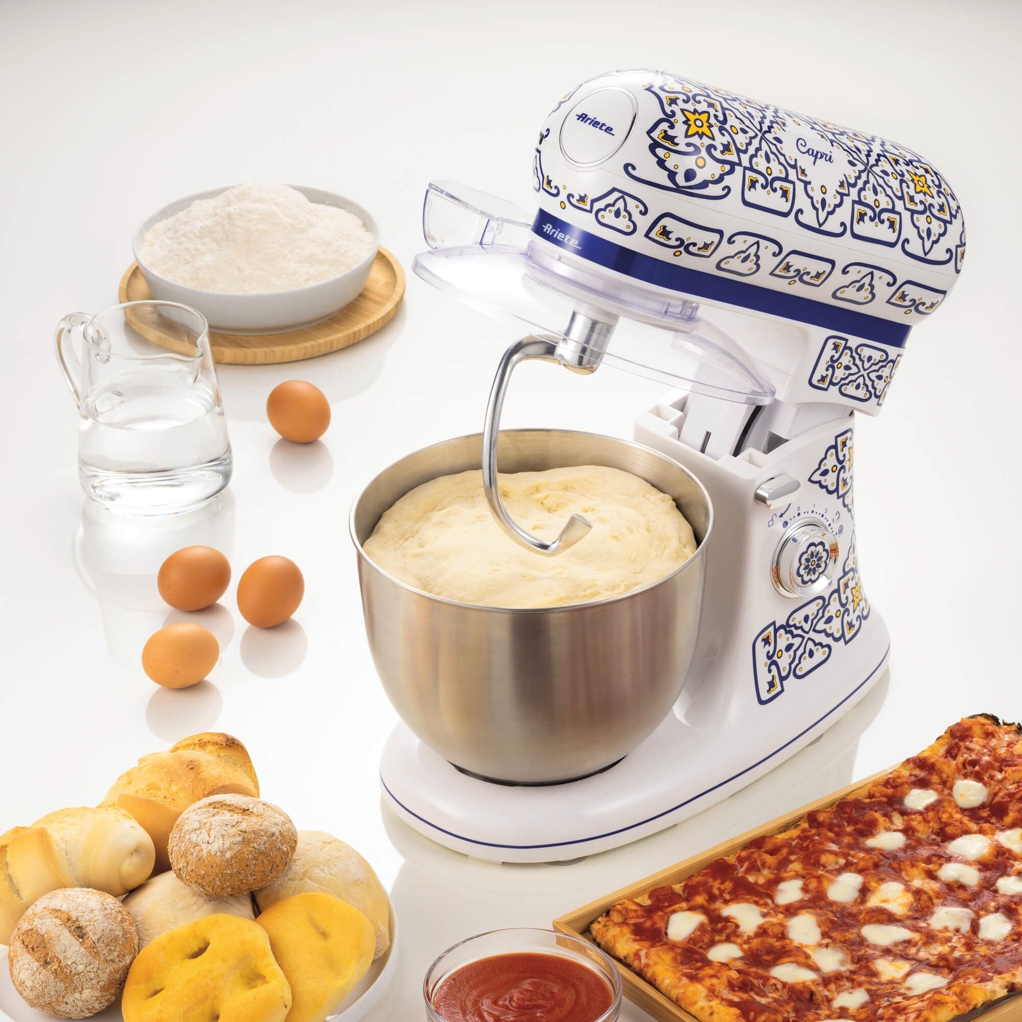 EAN 8003705122956 - Ariete 1588/0C Batidora de varillas 2400 W Blanco, Azul claro imagen 5