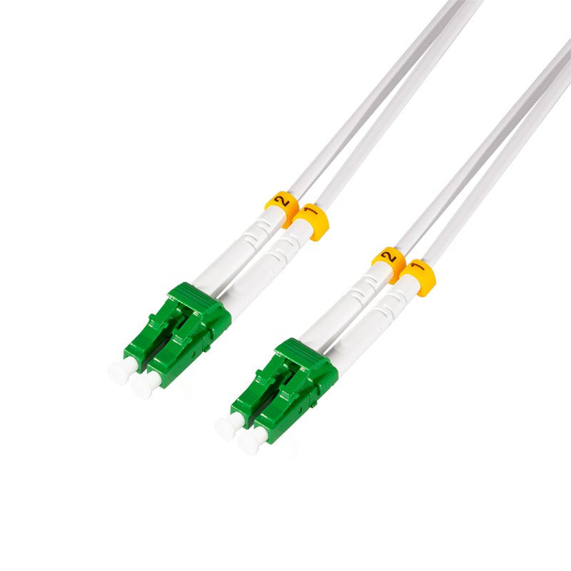 Logilink Steel Armored Fiber Patch Cord Os2, Duplex Lc Apc - Lc Apc, 10 M