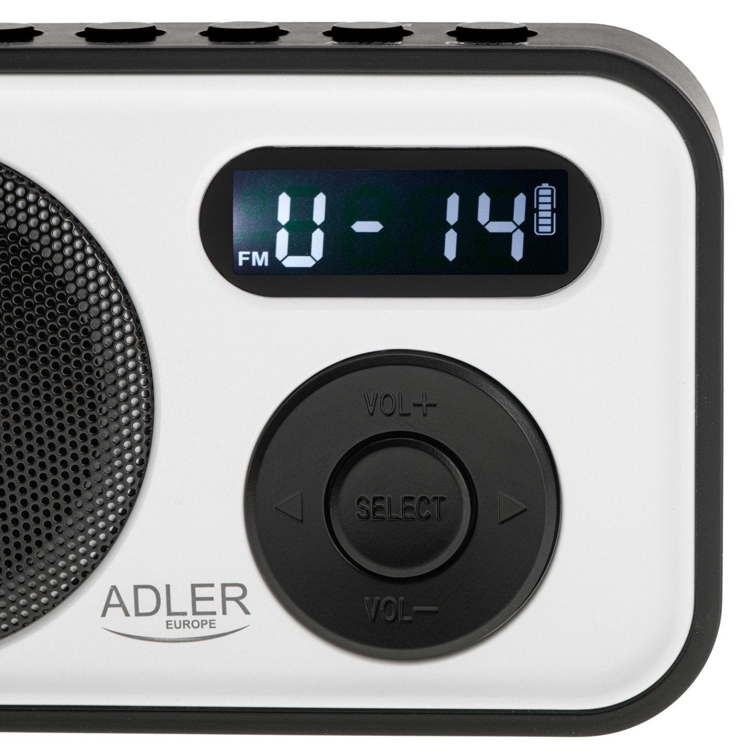 Adler Ad 1906 Digital Radio, Pll Am Fm, White Black