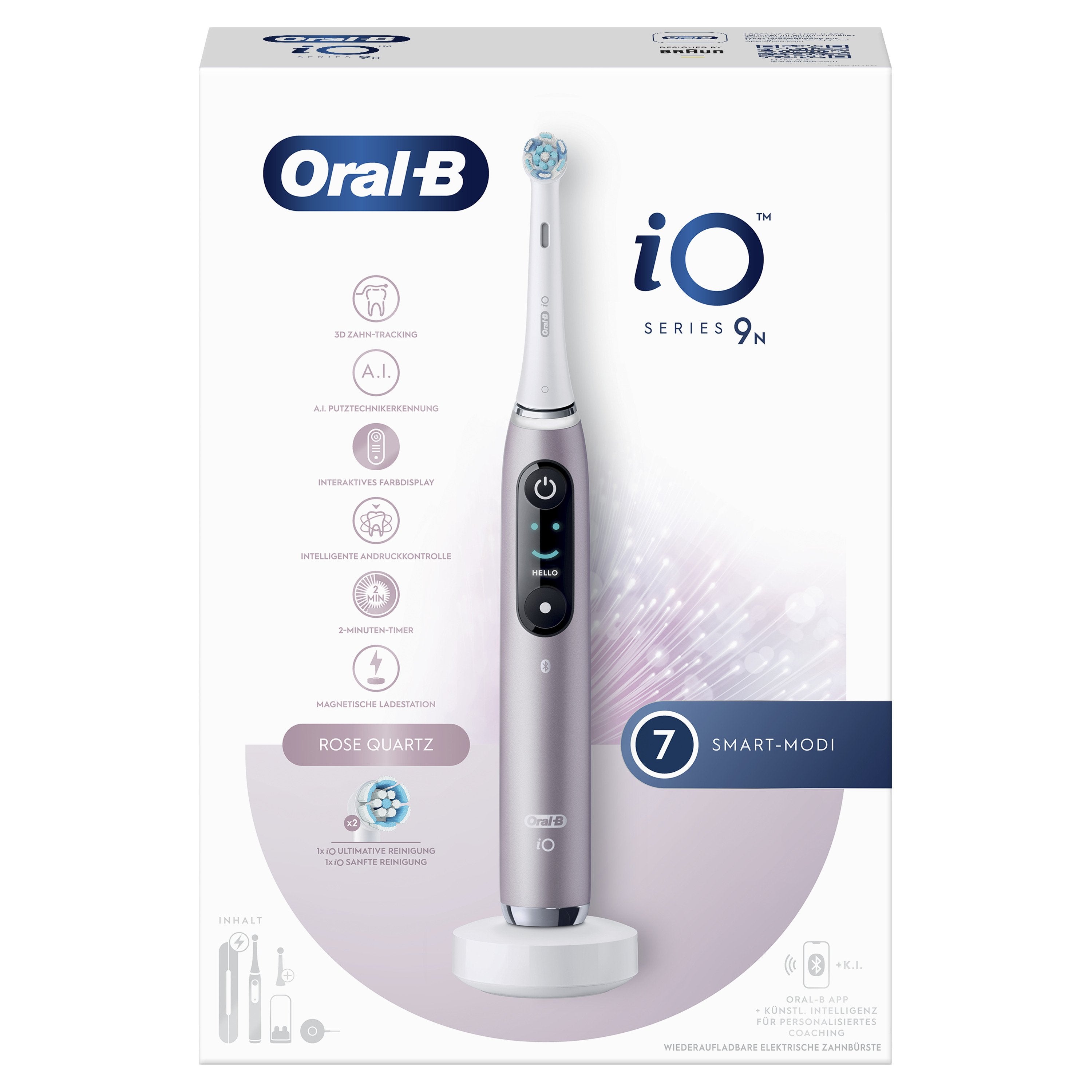 Cepillo Dental Electrico Braun Oral-B Io Serie 9n Color Rosa