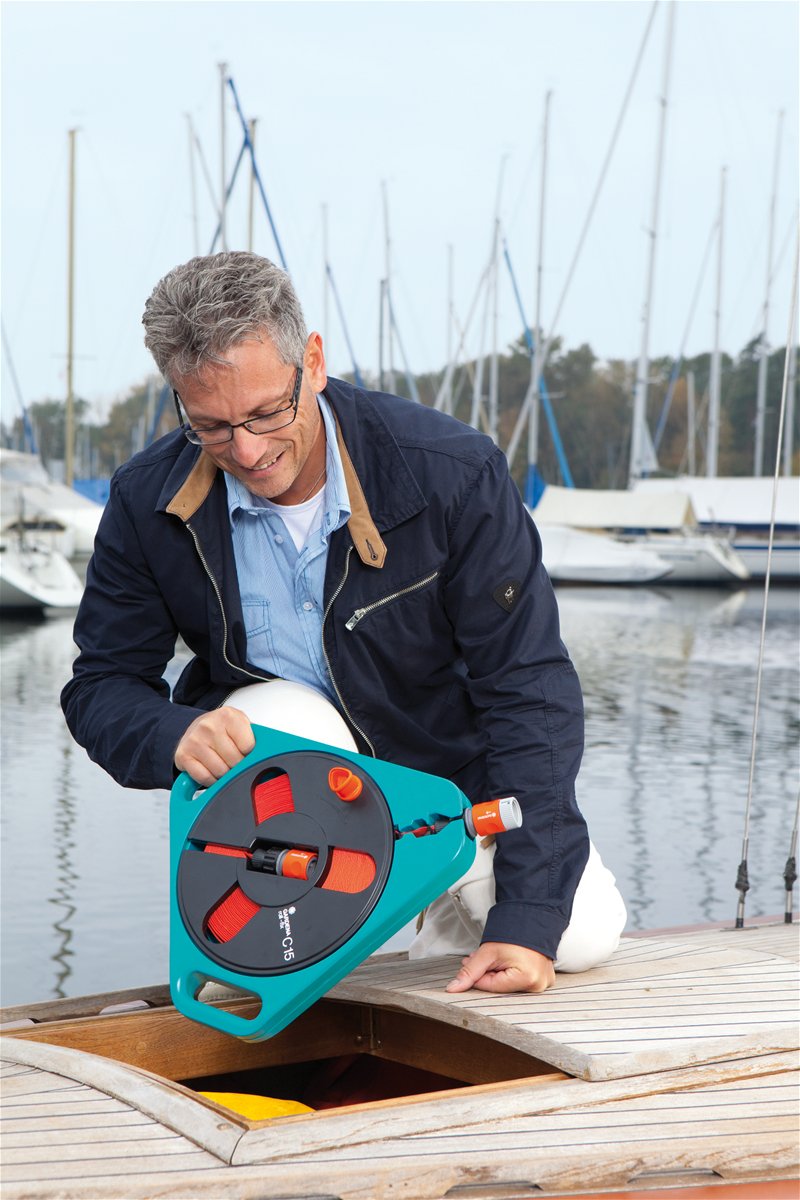 Gardena 00756-20 Carrete De Manguera De Jardín