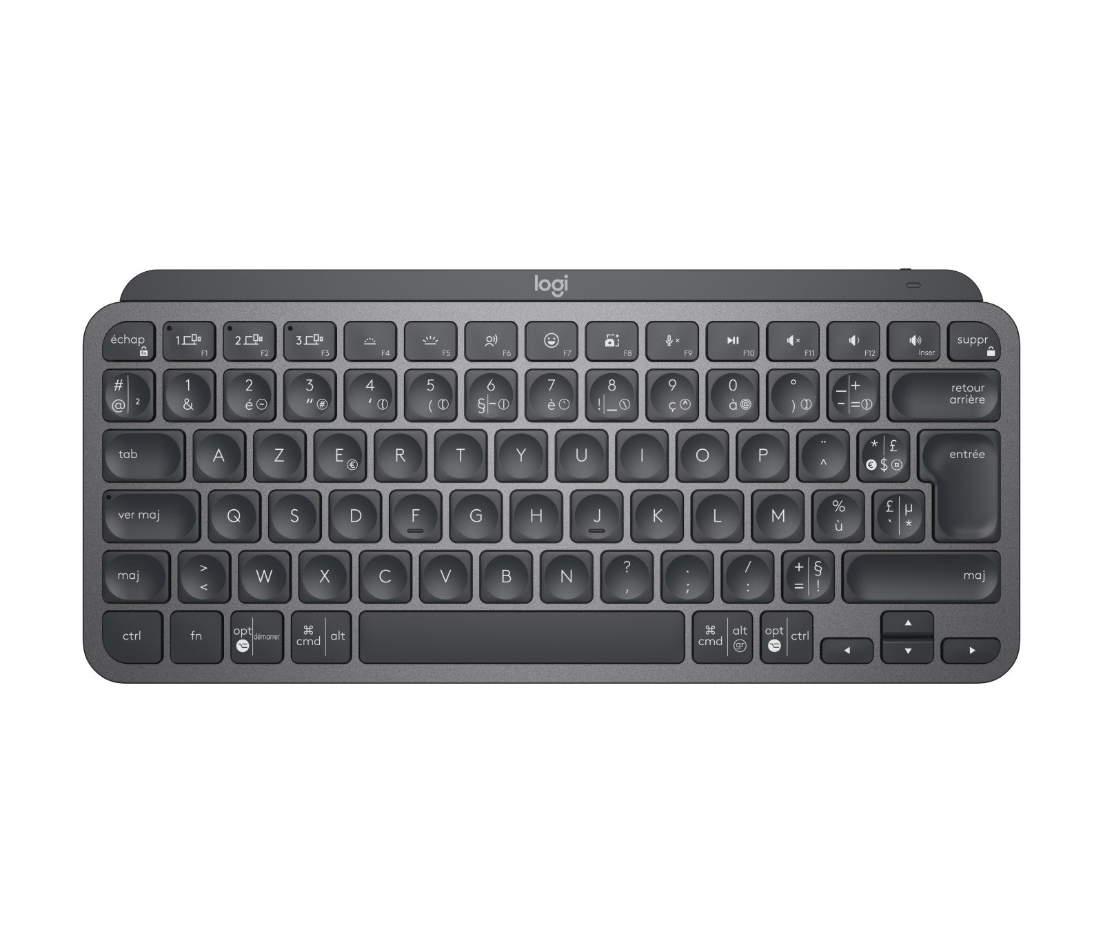 EAN 5099206101364 - Logitech MX Keys Mini For Business teclado Oficina RF Wireless + Bluetooth AZERTY Francés Grafito imagen 1