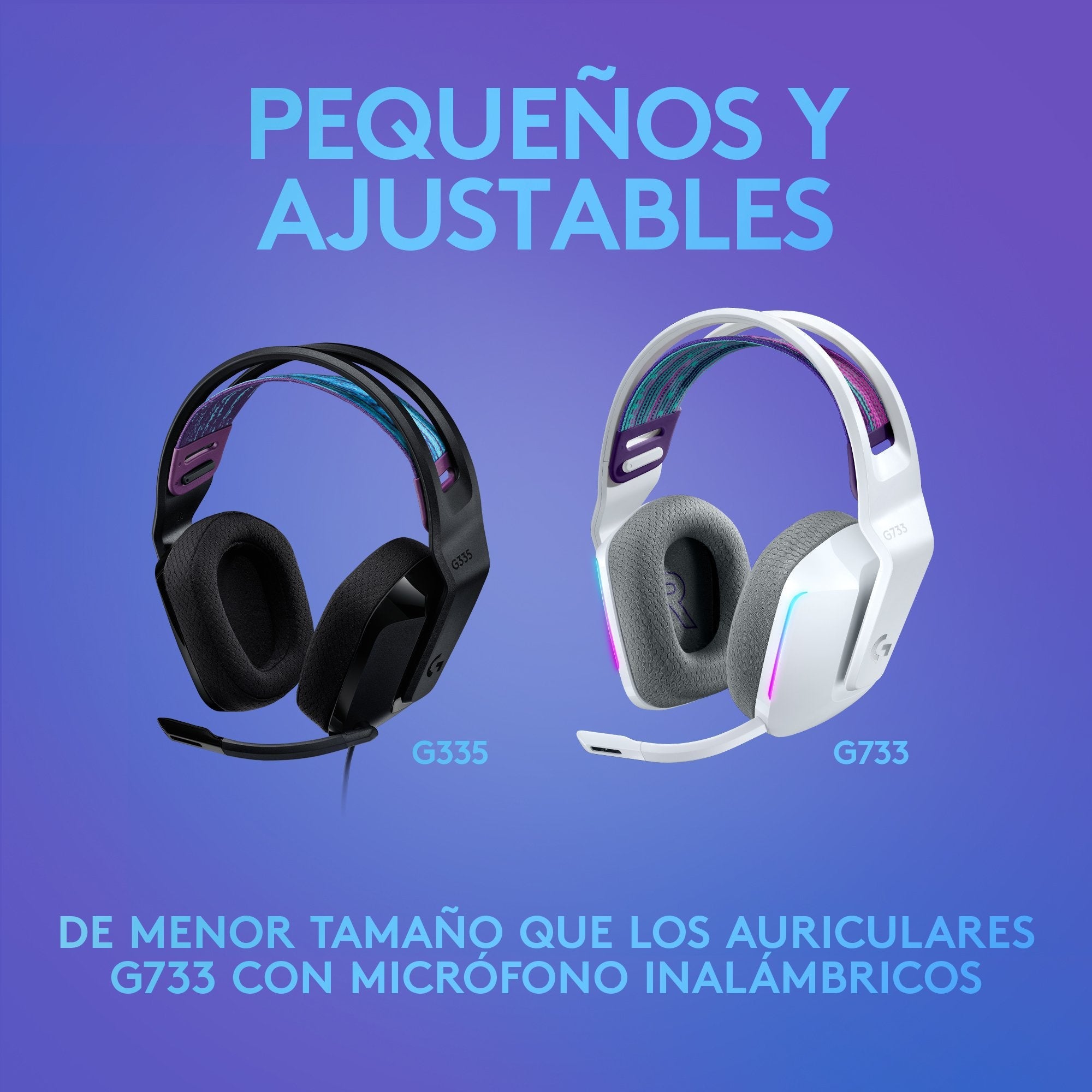 Auriculares Gaming Con Micrófono Logitech G335 Jack 3.5 Negros