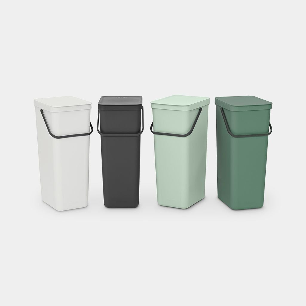 Brabantia Sort & Go Abfallbehäl. Jade Green 40 L