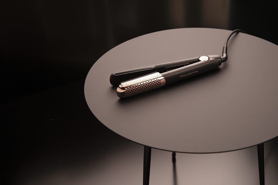 EAN 3121040083901 - Rowenta Ultimate Experience Premium SF8230 Plancha de pelo Caliente Negro, Cobre 2,7 m imagen 9
