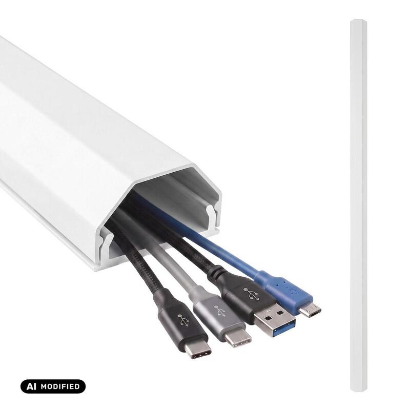 De Aluminio Regleta Ocultacables Mctv-897 En