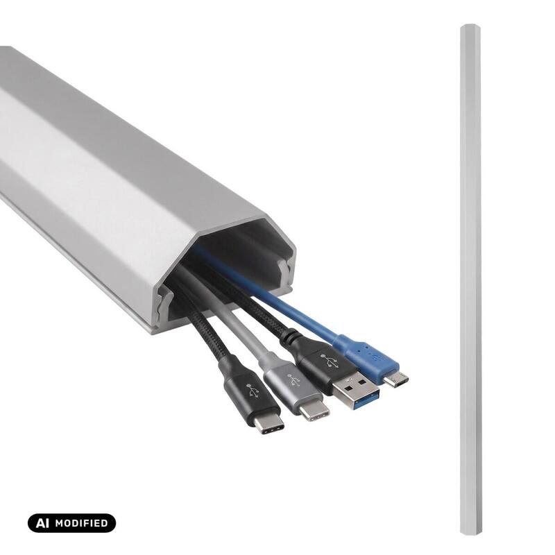 De Aluminio Regleta Ocultacables Mctv-897 S