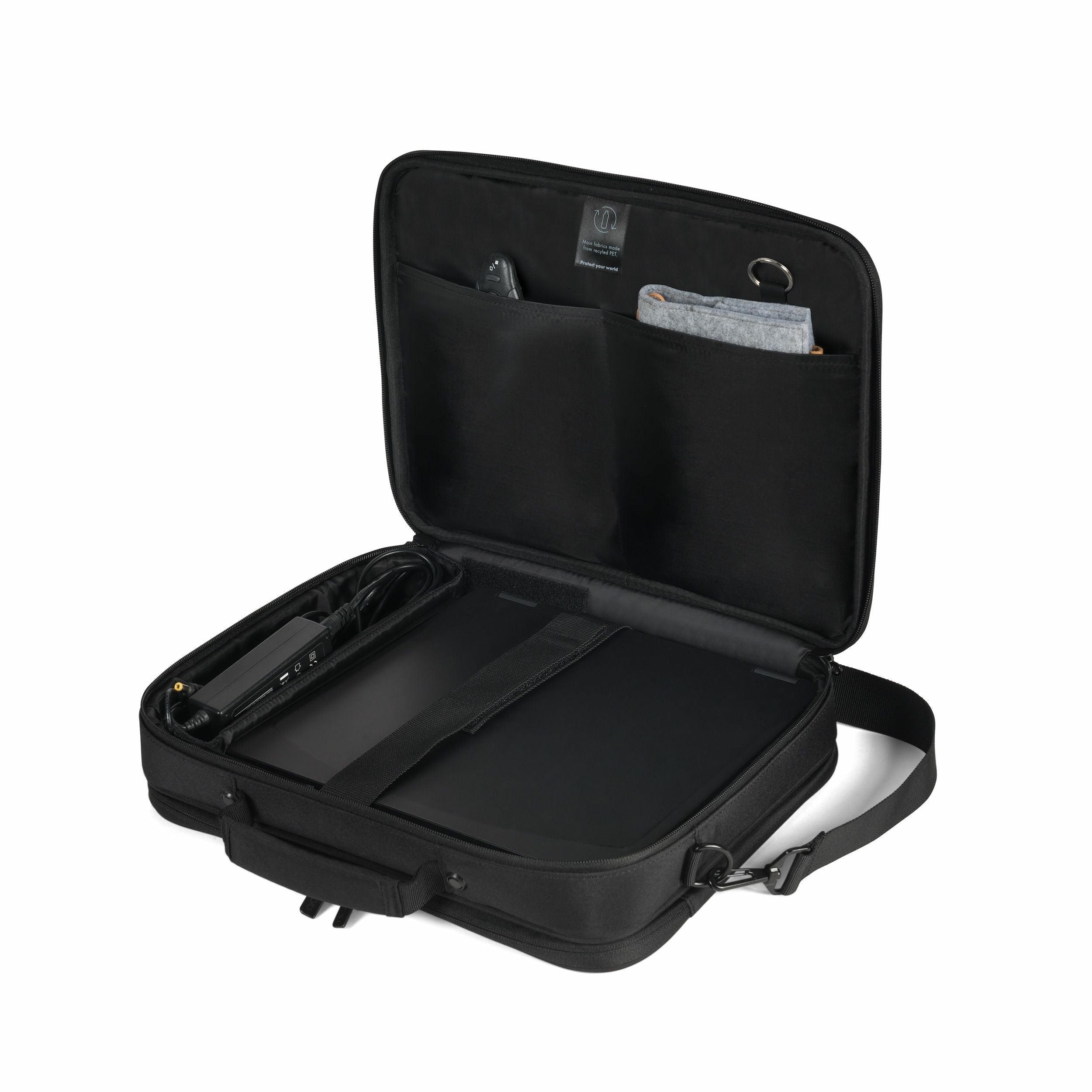 EAN 7640239421066 - DICOTA D32031-RPET maletines para portátil 43,9 cm (17.3") Maletín Negro imagen 3