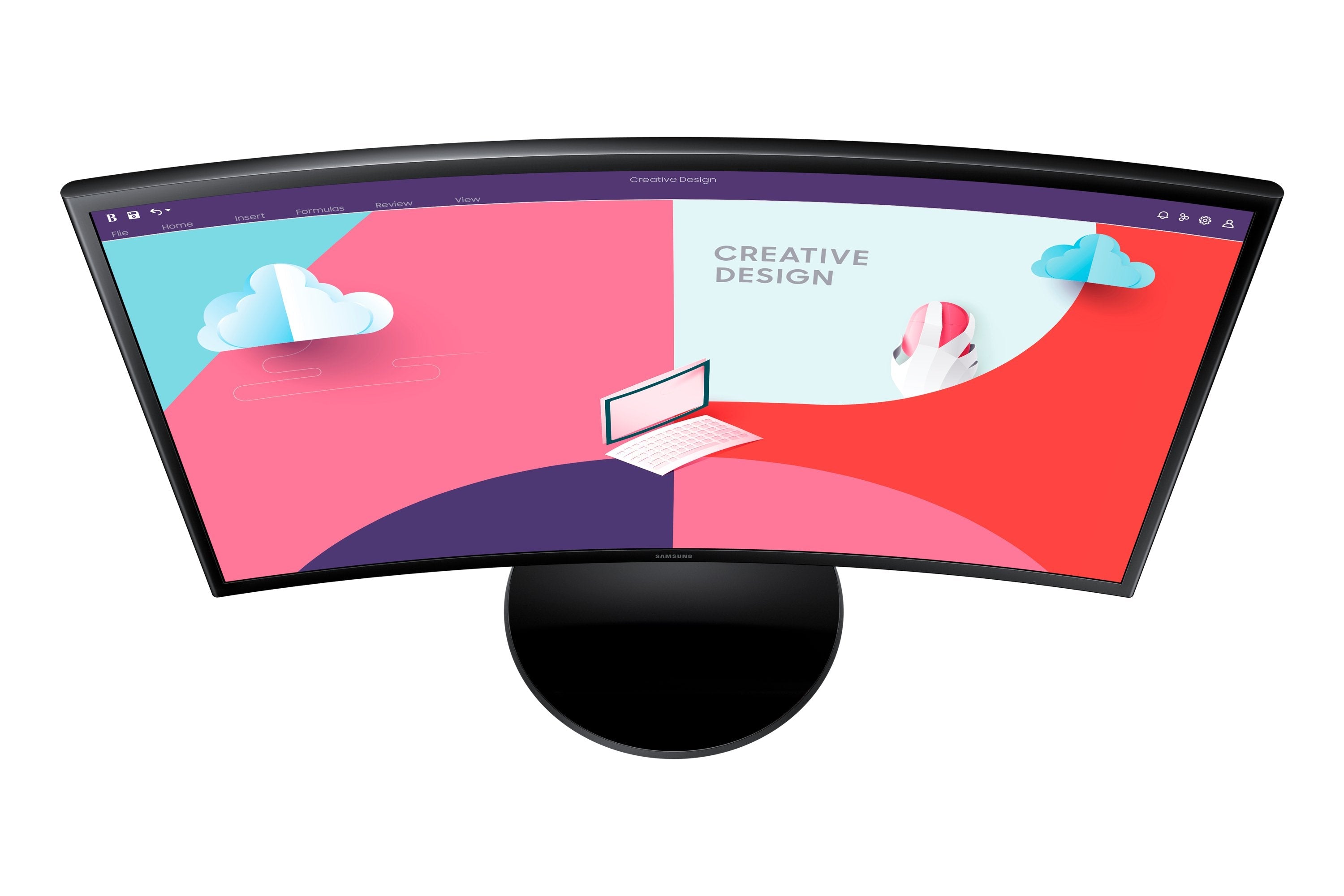 Monitor Samsung S24c360eau 24" Fhd Va 60hz 4ms Curved 250cd M2 3000:1 Hdmi