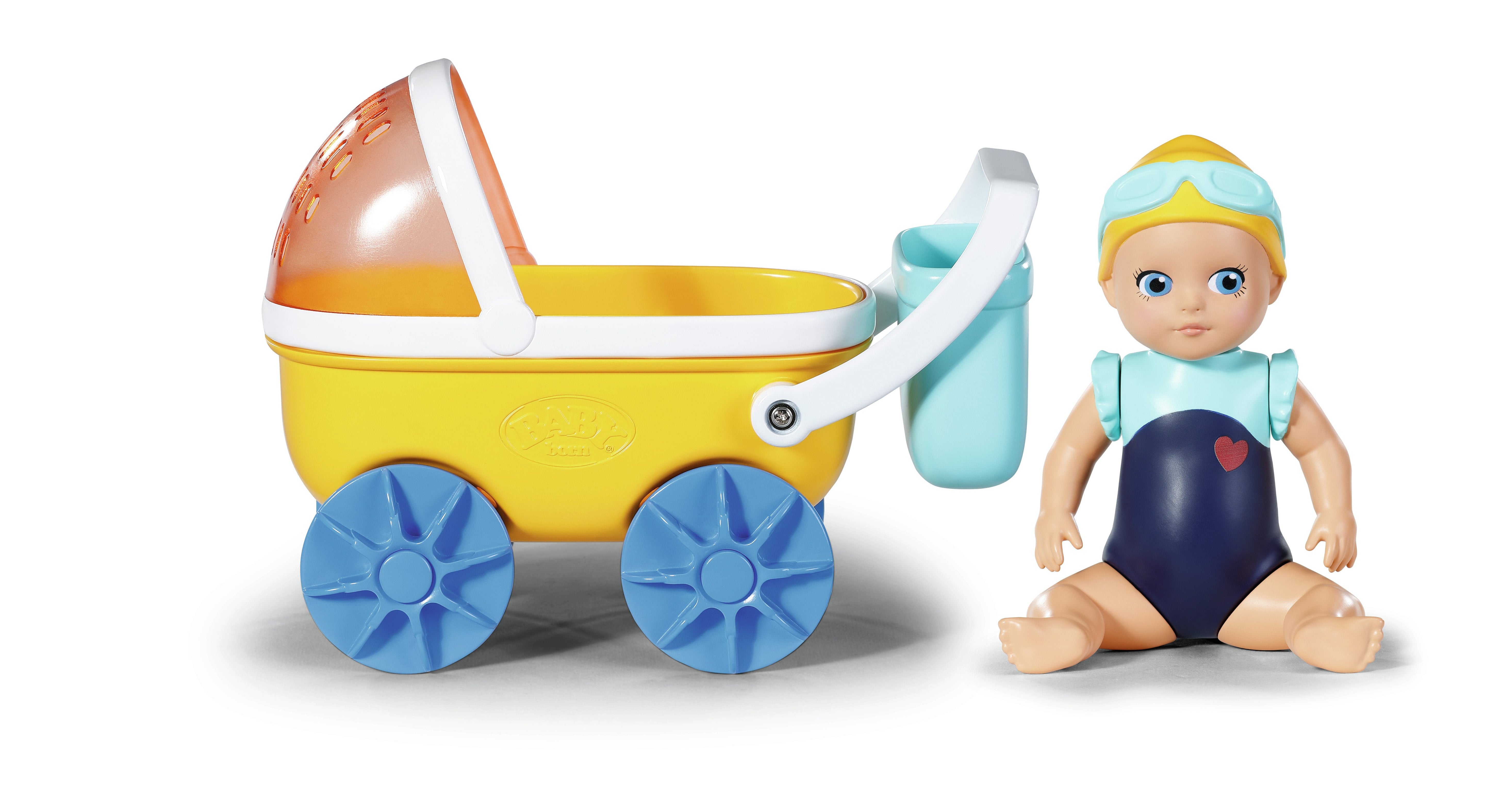Zapf Creation Baby Born® Silla De Paseo Splish Slpash Con Emma, ??Figura De Juguete 838099