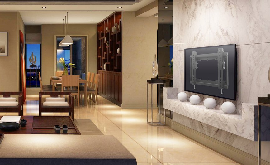 Soporte Pantalla Slim 23- 43 Inclinable 0º-8º Max 35 Kgs Vesa Max. 200x200