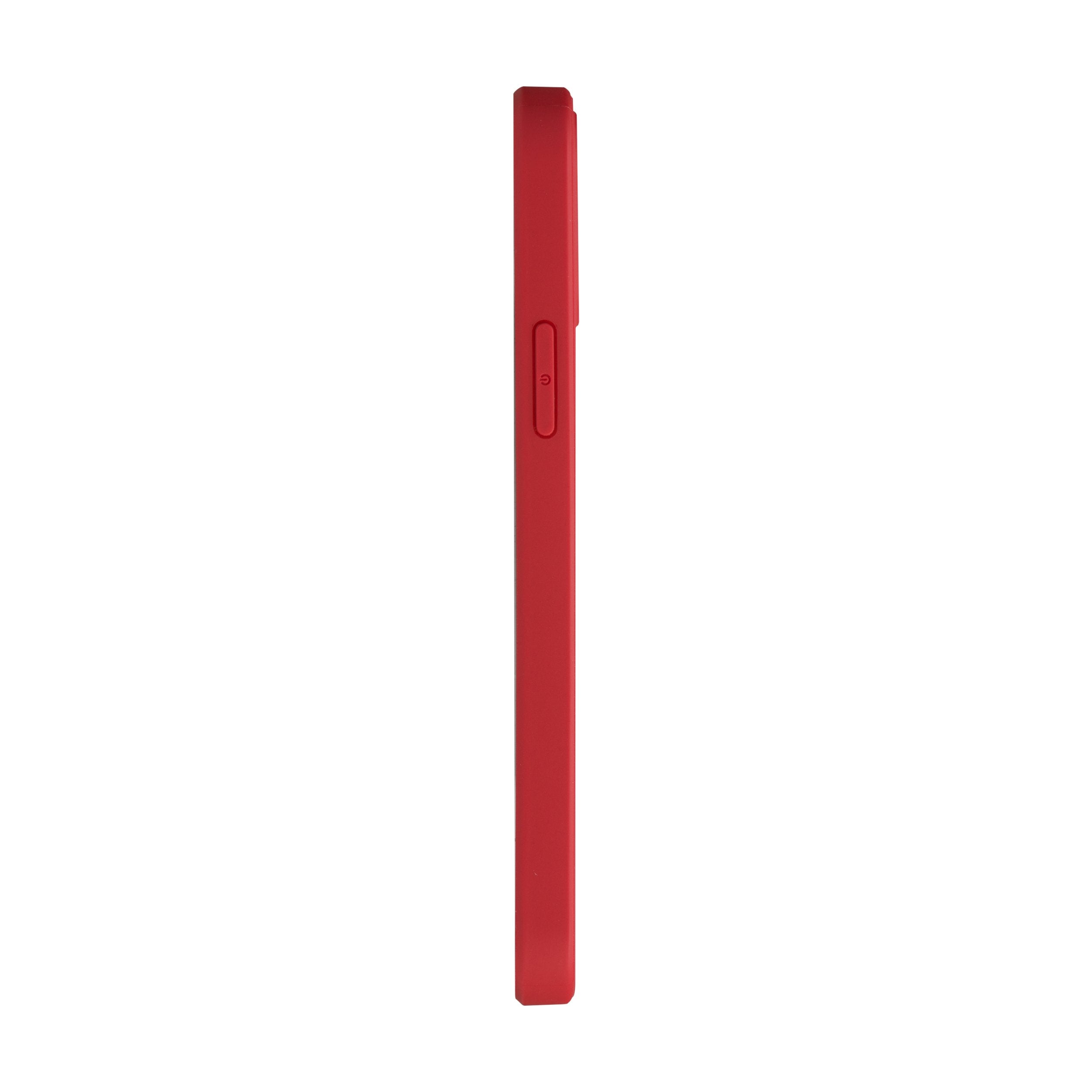 Dbramante1928 Greenland Carcasa Trasera Para Teléfono Móvil A Presión 100 % De Plástico Reciclado Rojo Manzana De Caramelo Para Apple Iphone 12 Mini