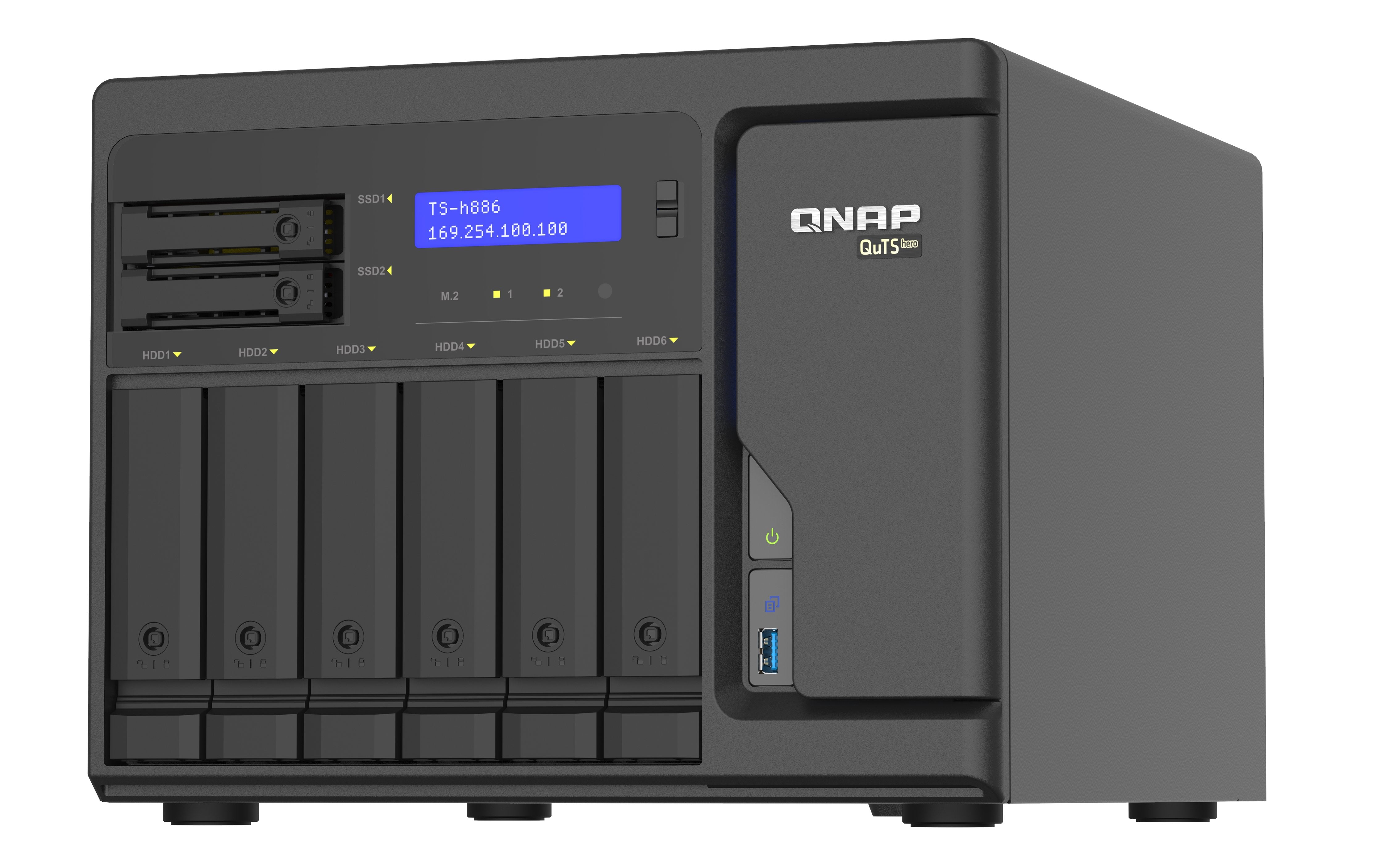 Qnap Ts-H886-D1602-8g Nas Torre Ethernet Negro D-1602