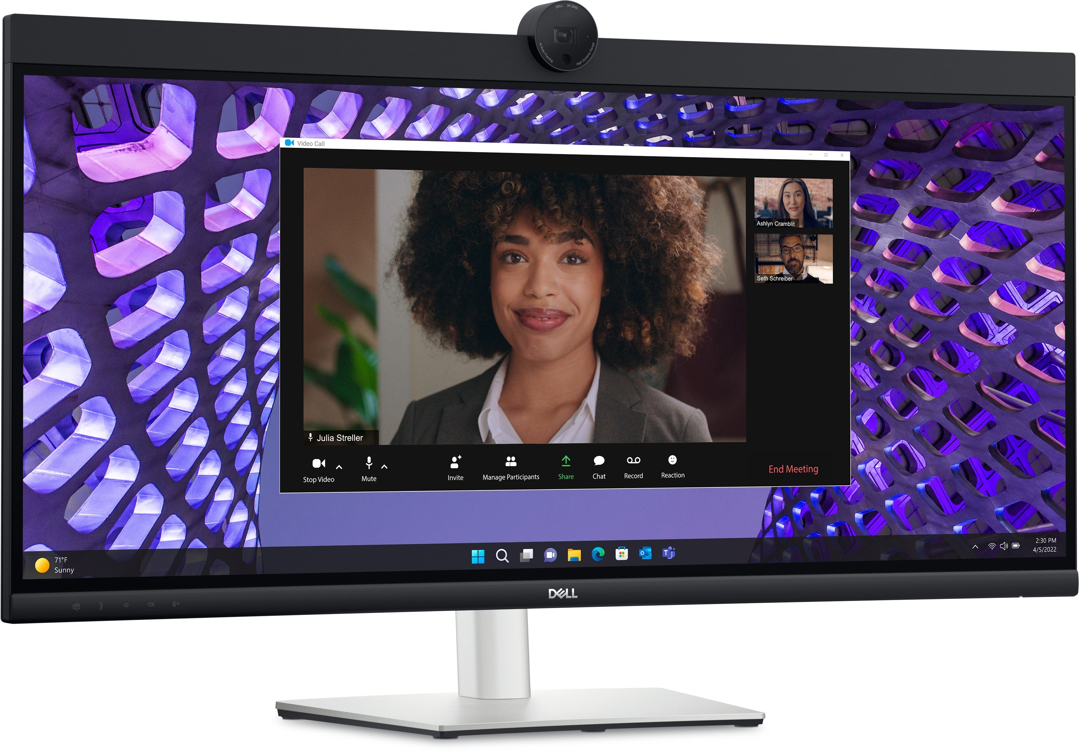 EAN 0884116441489 - DELL P Series P3424WEB pantalla para PC 86,7 cm (34.1") 3440 x 1440 Pixeles 4K Ultra HD LCD Negro imagen 2