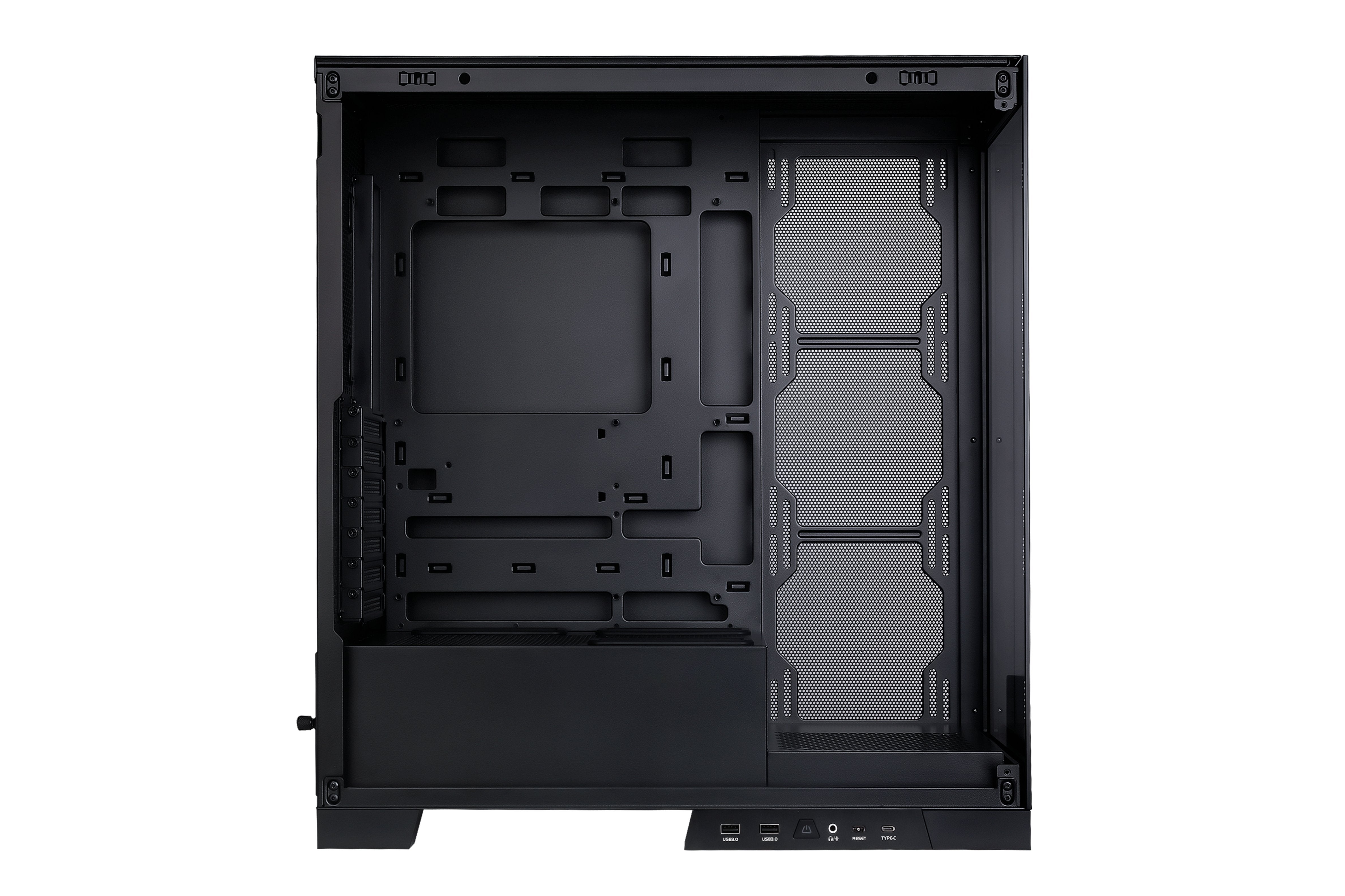 Abysm Danube Sava H500 Black Caja Torre Atx, Itx, Micro Atx - Lateral Y Frontal Cristal Templado - 3.5" Y 2.5" - Usb-A,