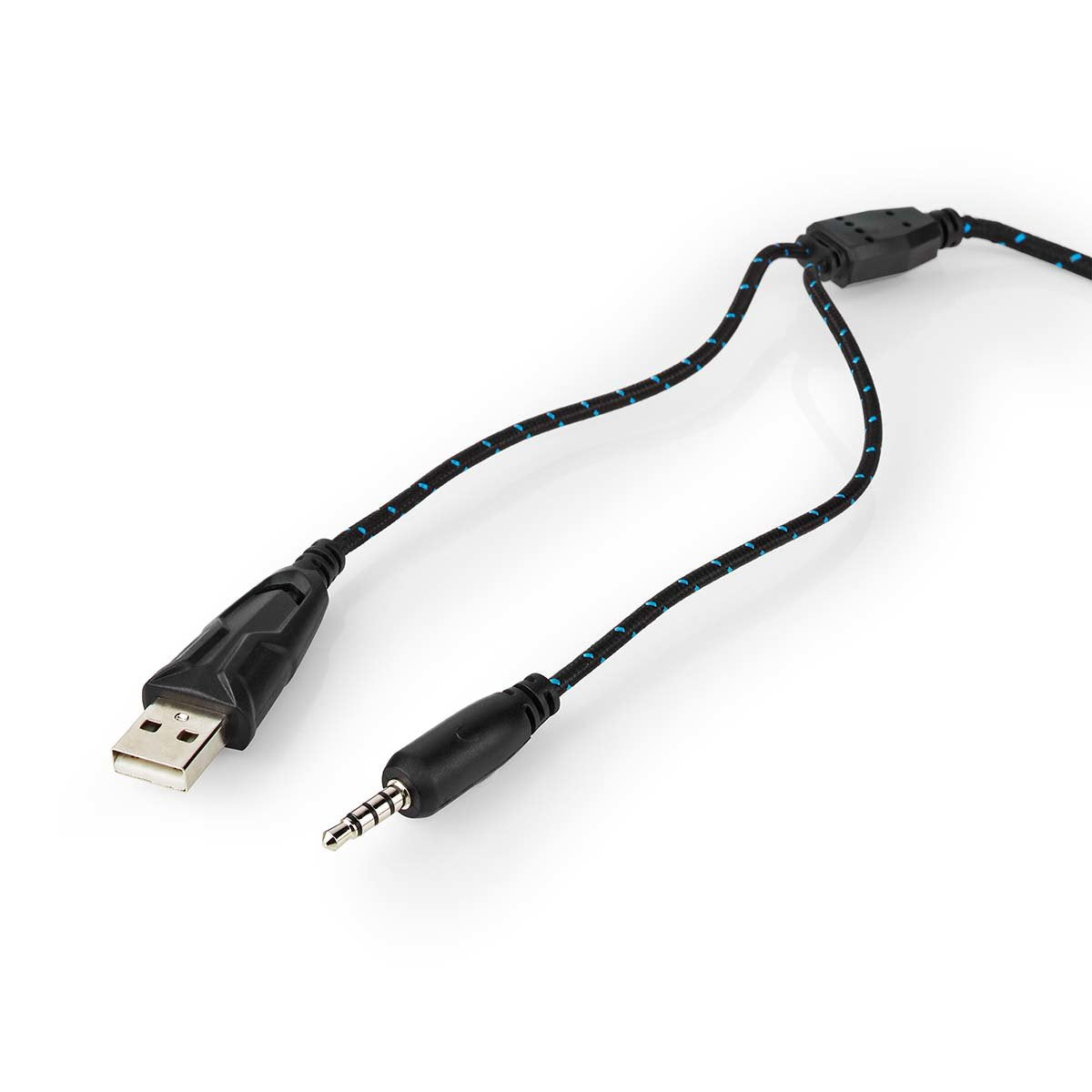 Nedis Auriculares Gaming Supraaural Stereousb Type-A / 2x 3.5 Mm/ Micrfono 2.20 M Led