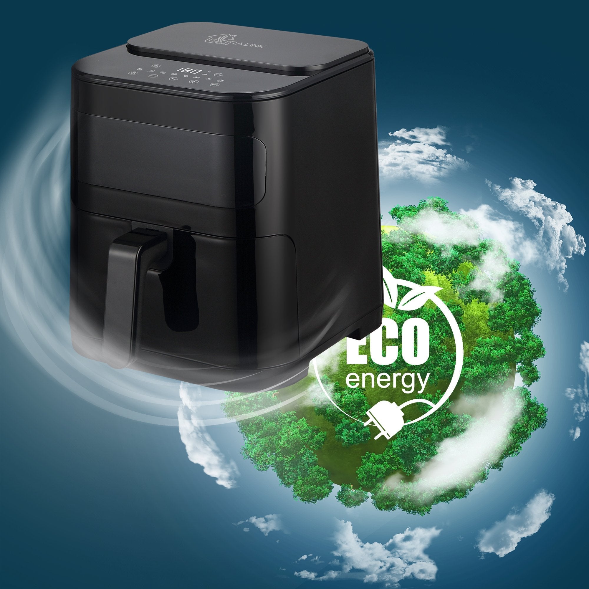 Extralink Home Air Fryer 5.2l Eu Sj-520