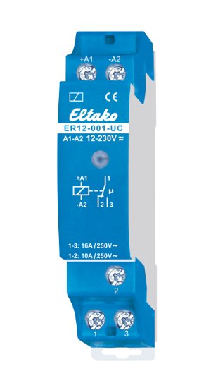 Eltako Er12-001-Uc Schalt- Steuerrelais (V) 1we Libre De Potencial 16a 22001601