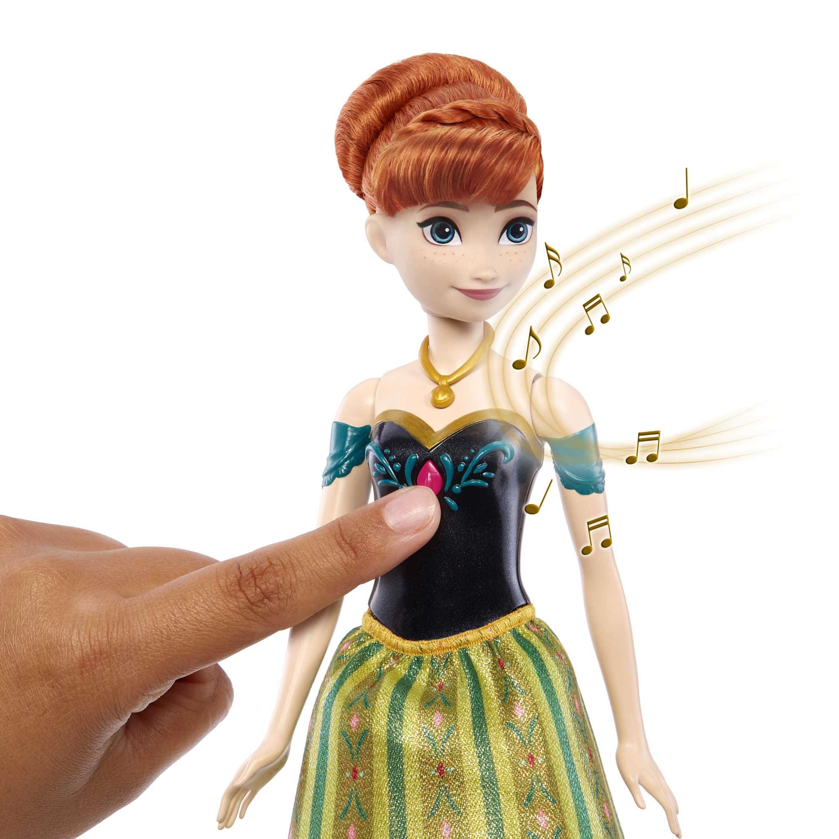Muñeca Mattel Disney Frozen Anna Cantante Hmg41