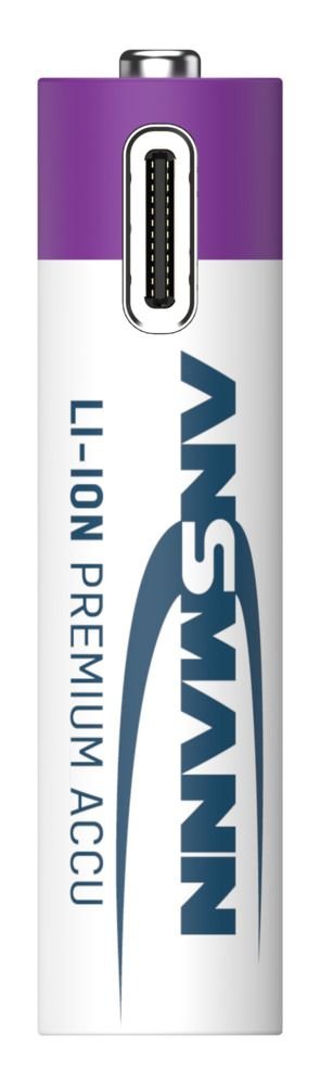 Ansmann 1311-0028 Baterías Recargables Litio Micro Aaa Tipo 500 (Min. 400 Mah) Pack 4